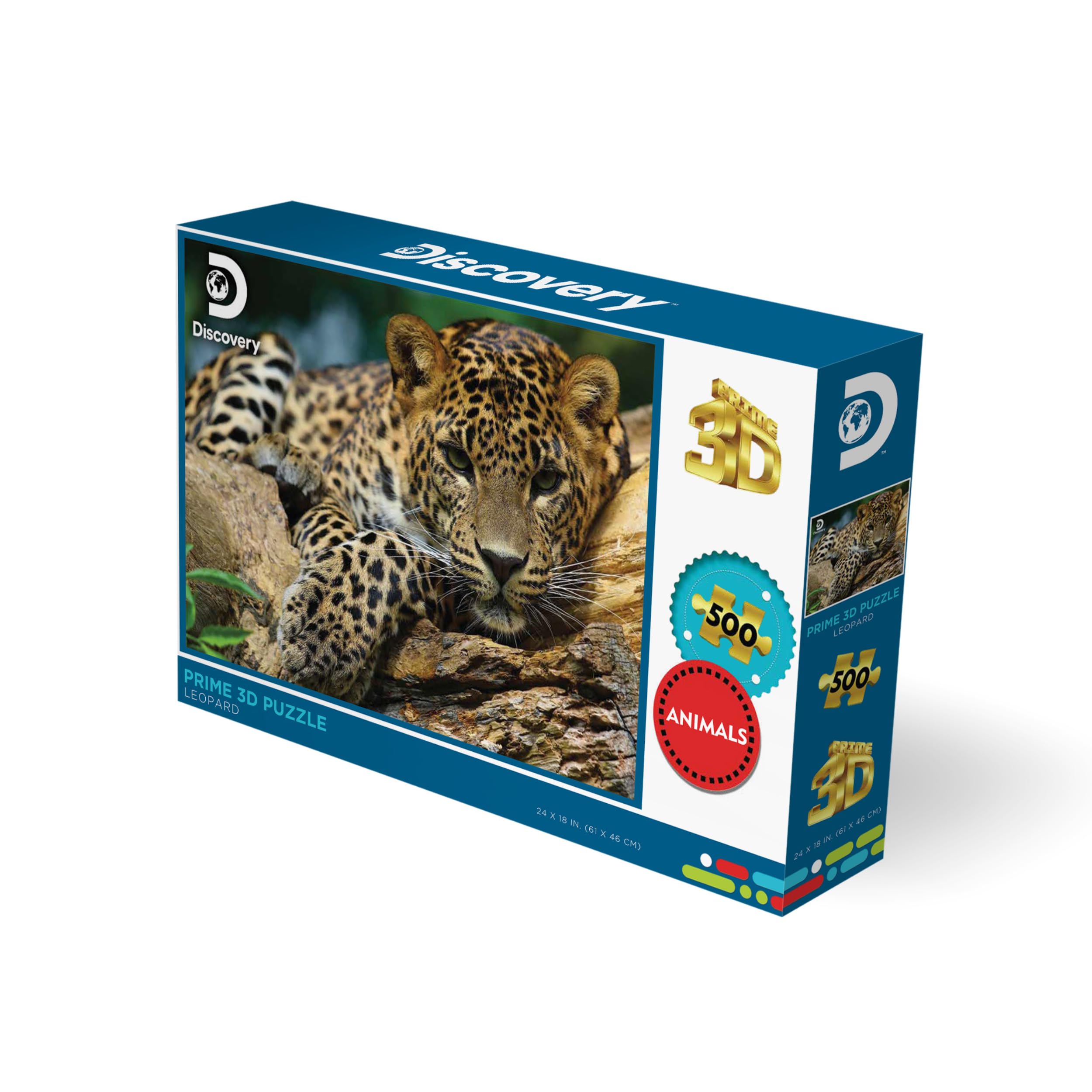 Amazon.com: Prime 3D | Discovery | Animals | 500 Piece 3D Jigsaw