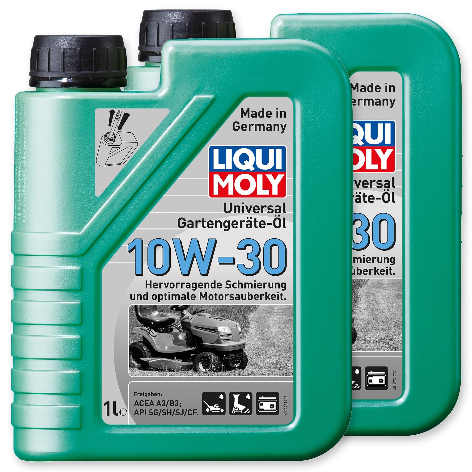 2 x Liqui Moly 1273 Universale Giardino Dispositivi per Olio 10 W De 30 De 4 Del 1l