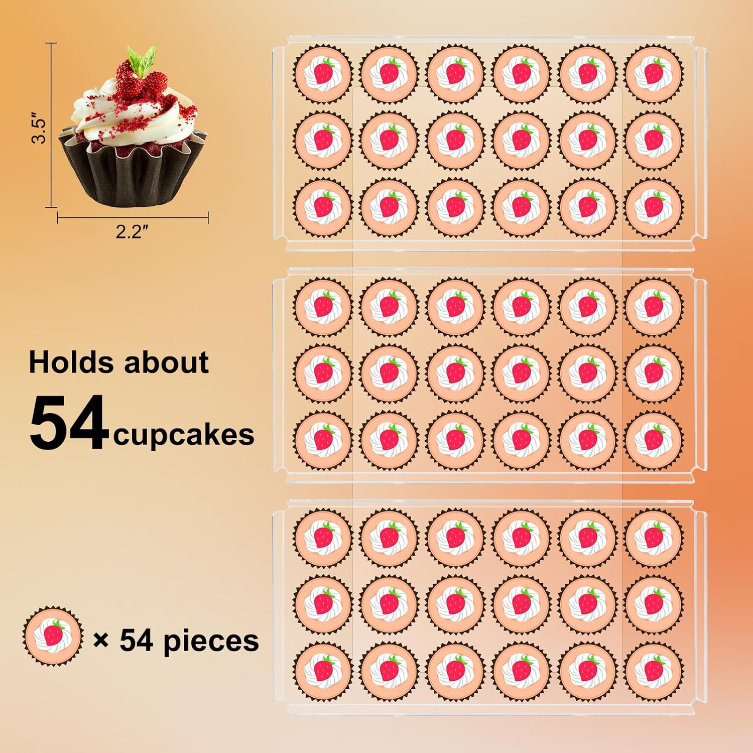 3-Tier Serving Tray Set for Party, Acrylic Dessert Table Display Set, 14.7" Tiered Tray Stand for Serving Food, Clear Tiered Cupcake Buffet Pastry Holder for Wedding Baby Shower Christmas Tea Party