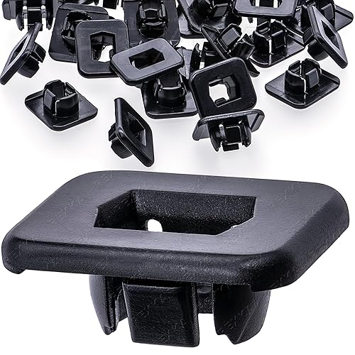 Rexka 30 clips de fijación de tuerca aislante para 62380-U7400 Nissan 1988-1994 D21 y Pathfinder 1988-1995 y Pickup 1995-1997 y Sentra 1989-1990