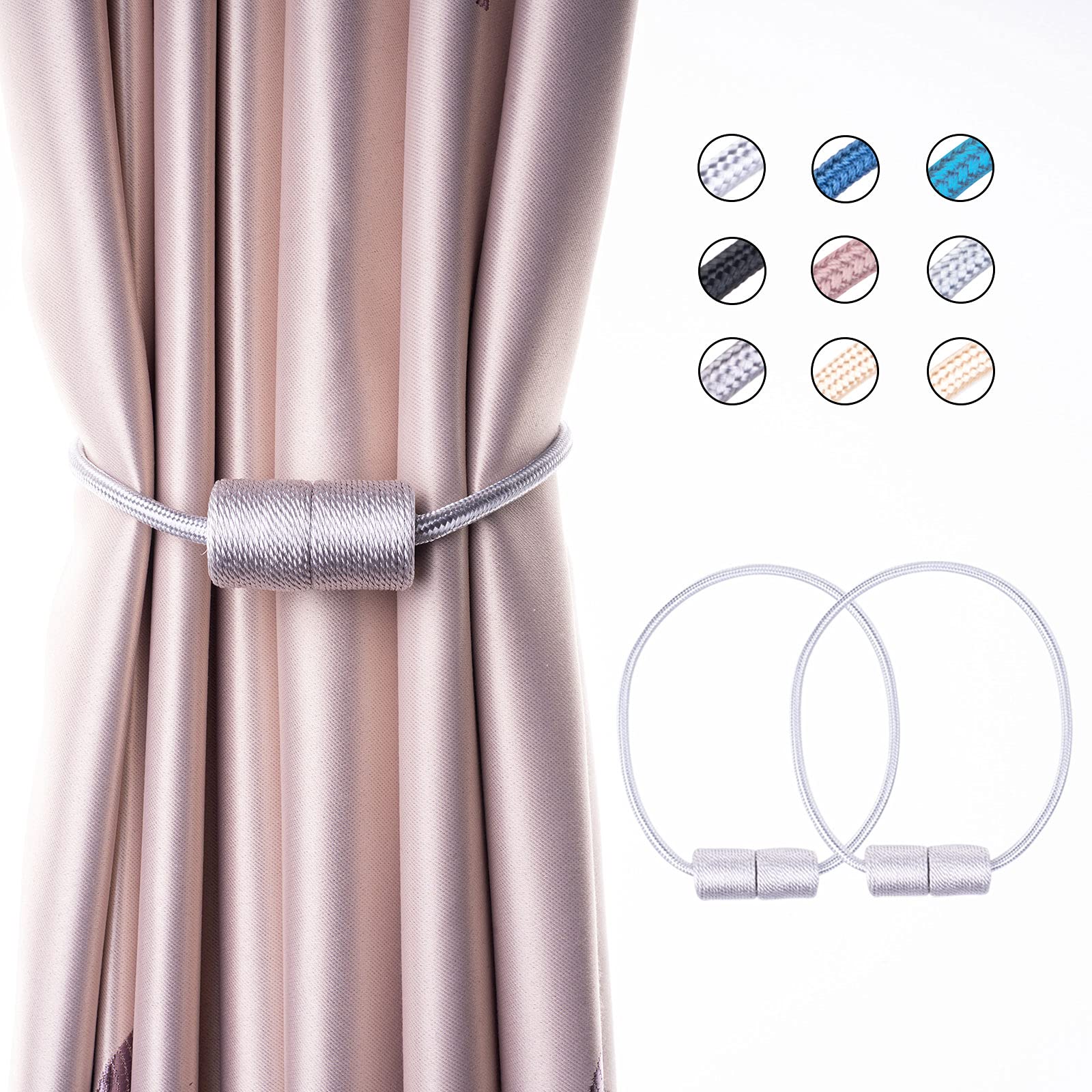 Amazon.co.jp: カーテンタッセル マグネット カーテン ふさかけ