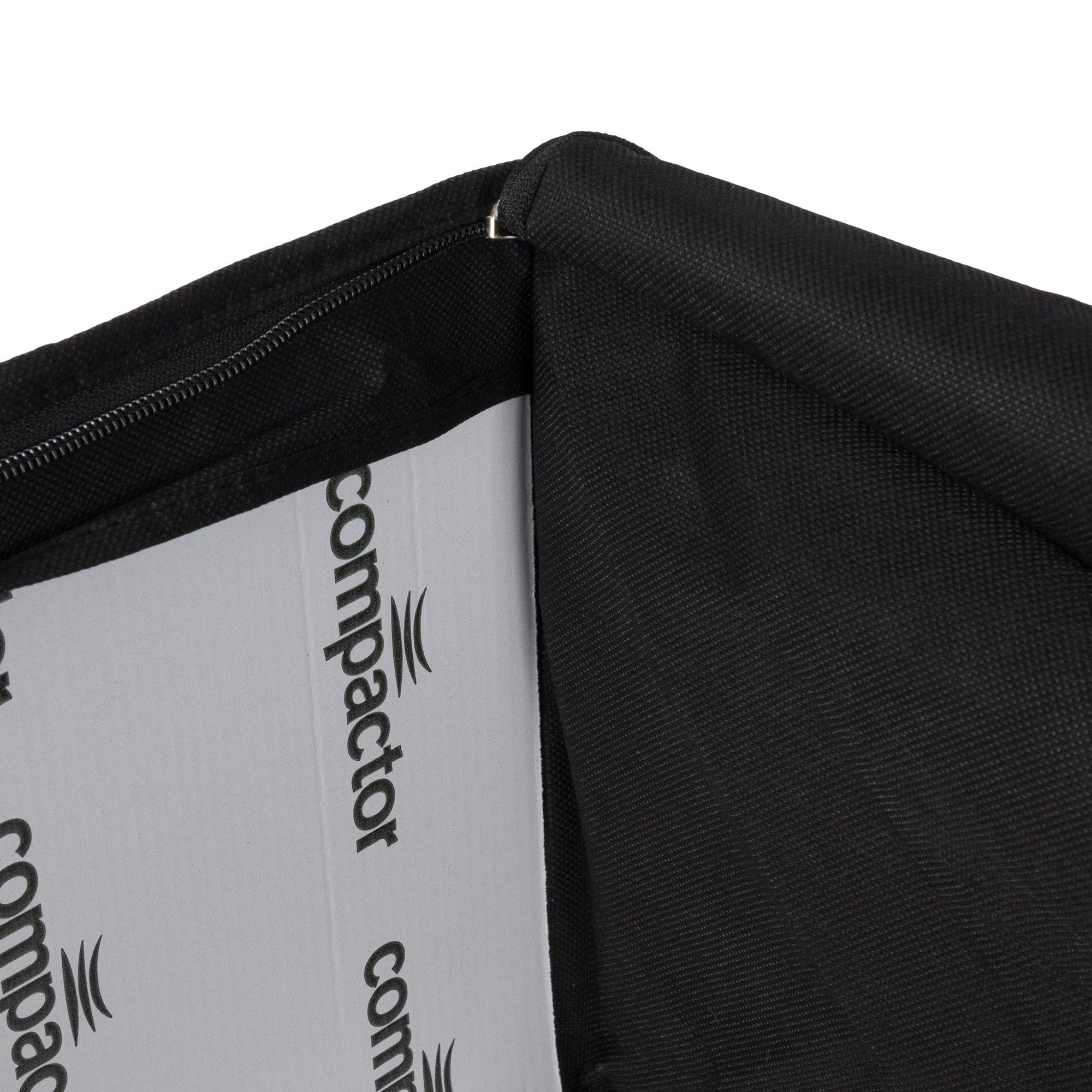 Compactor - Cajas almacenaje al vacío ropa, edredones, nórdicos, almohadas. Pack 3 Talla XXL. Organizador armario con bolsa al vacío ropa integrada, compresión con aspiradora. Ahorra espacio. Negro