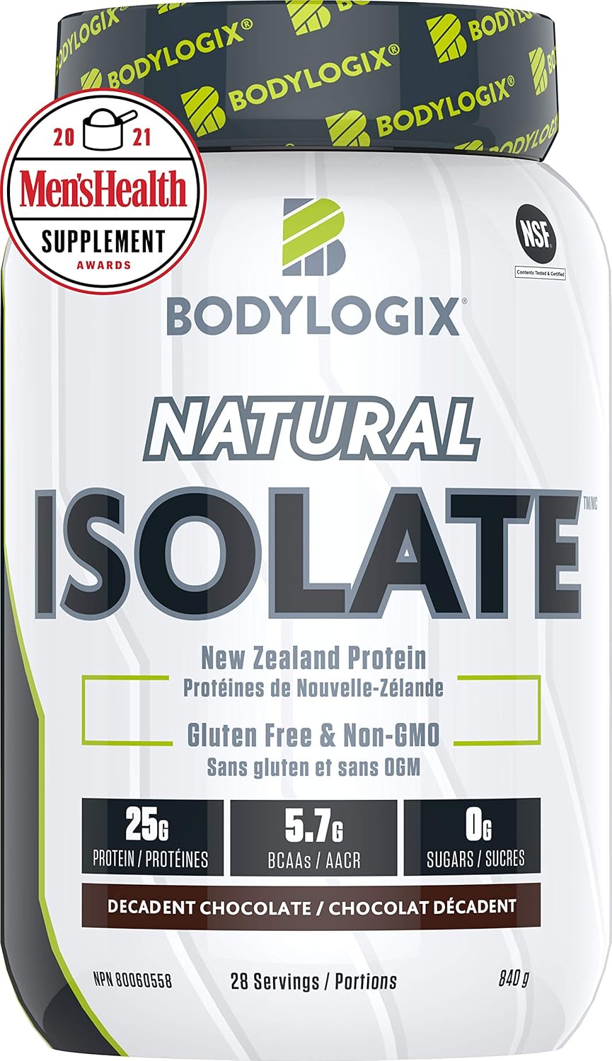 Bodylogix Natural Whey Protein Isolate decadent chocolate 2.3kg 2.3