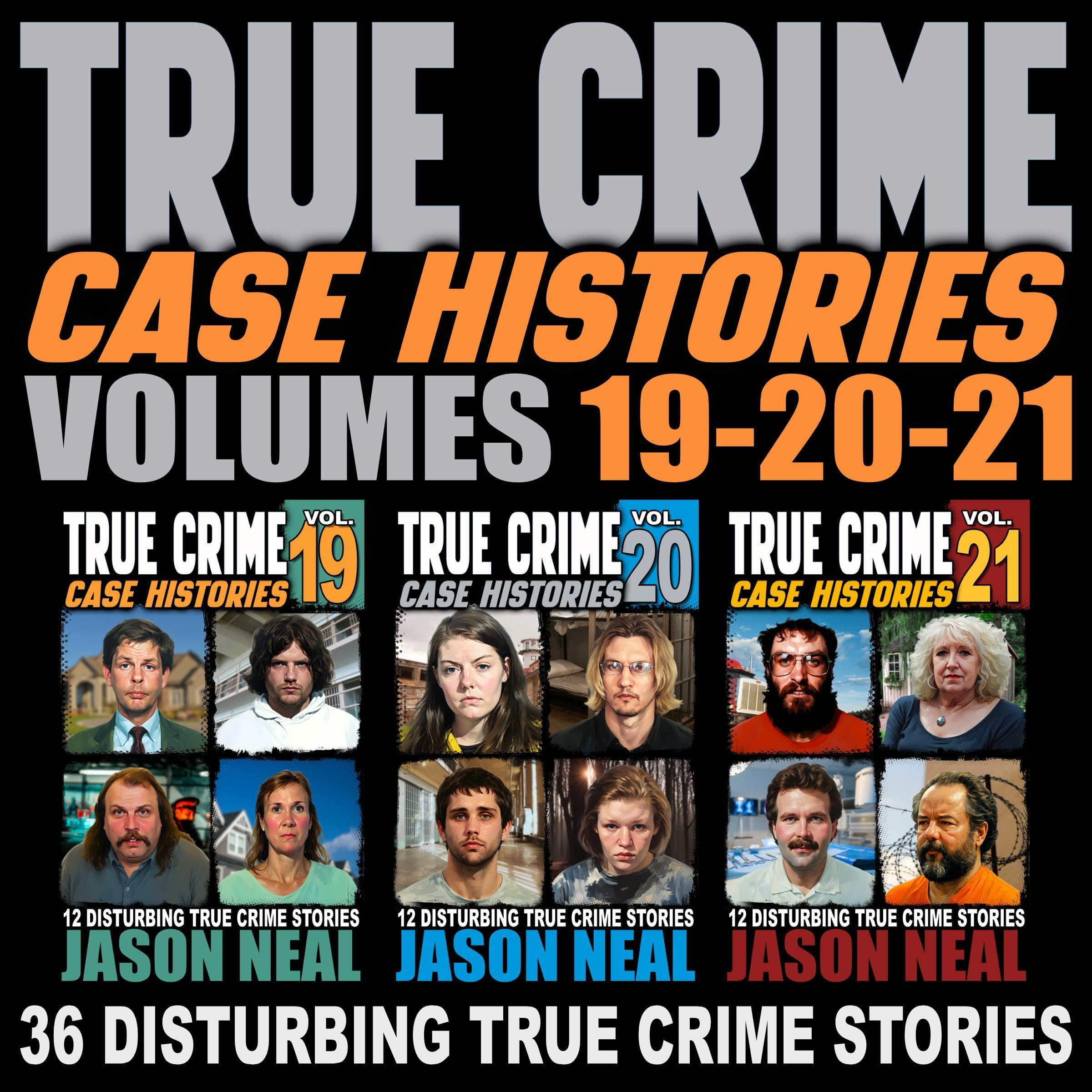Cover art for True Crime Case Histories, Books 19, 20, & 21