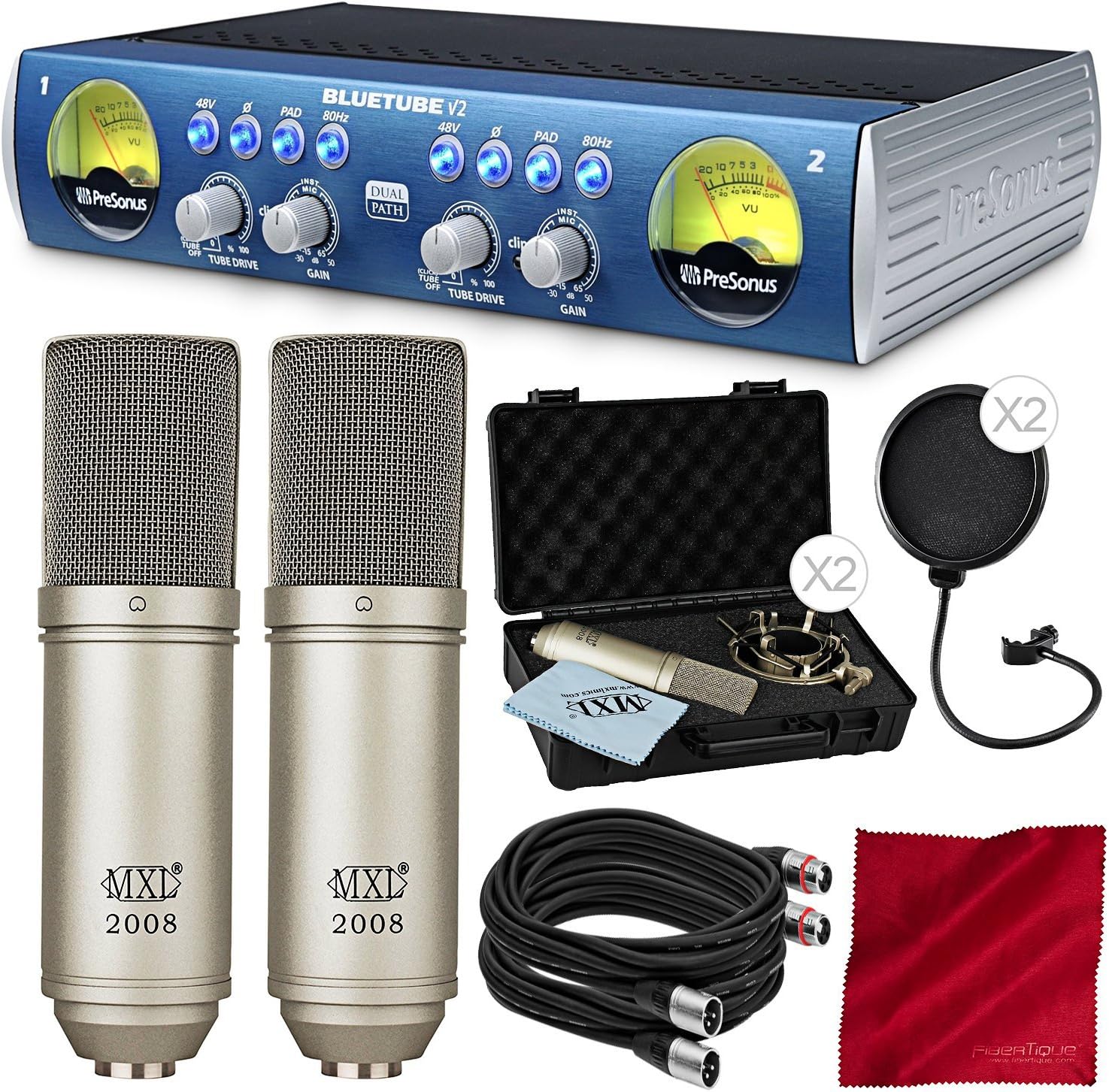 配信機器・PA機器・レコーディング機器 Presonus Blue Tube DP V2 配信