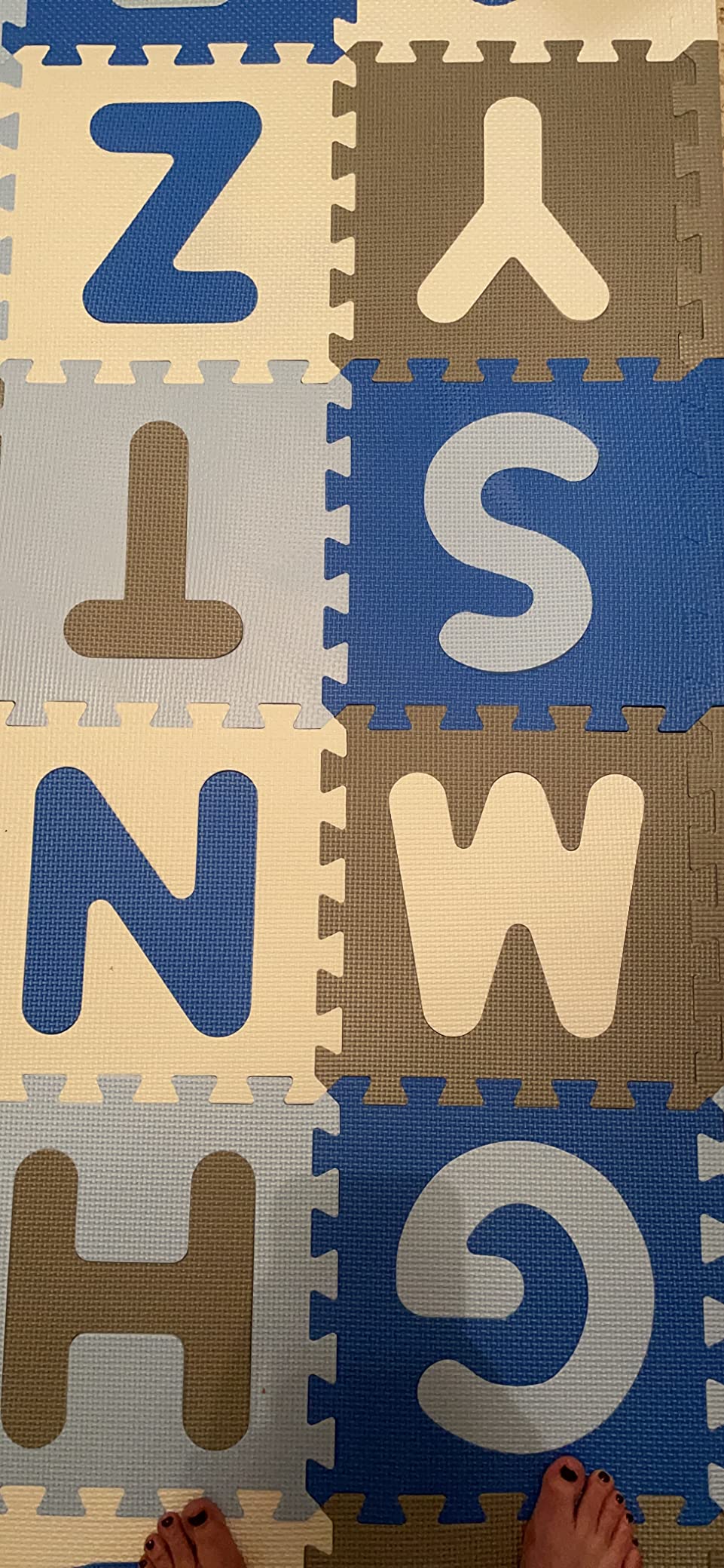 11/mo Finance Tadpoles Foam Playmats for Kids, 36 Interlocking Tiles