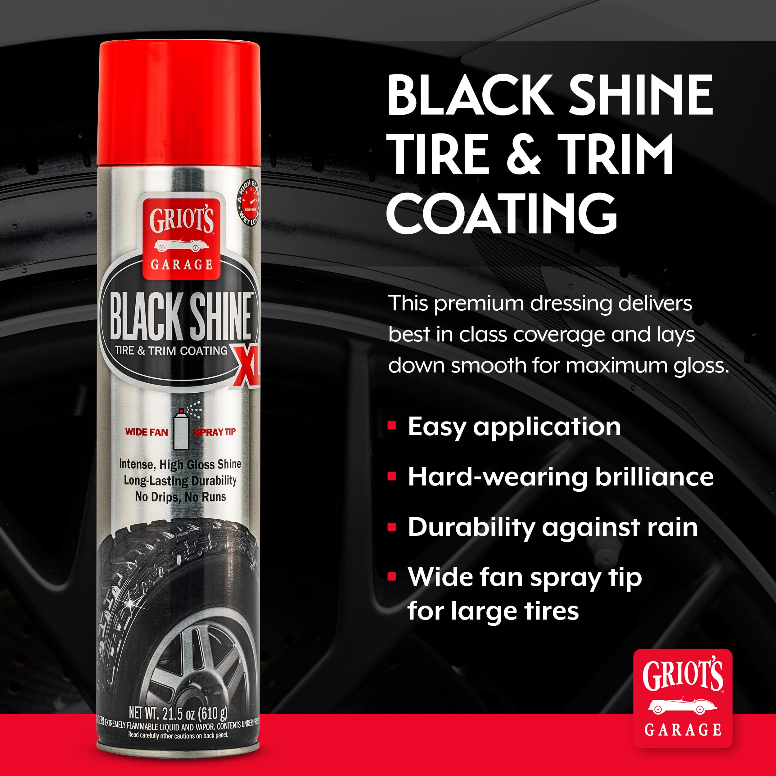 Amazon.com: Griot's Garage Black Shine Tire and Trim Coating