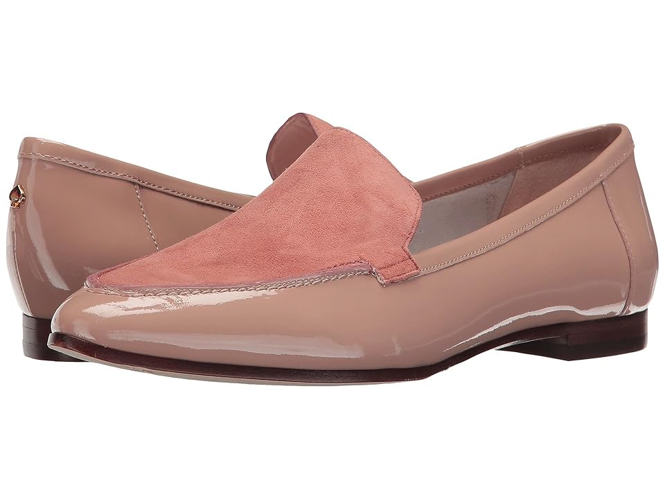 

Kate Spade New York Carima (Cumin Kid Suede/Fawn Patent) Women's Slip on Shoes