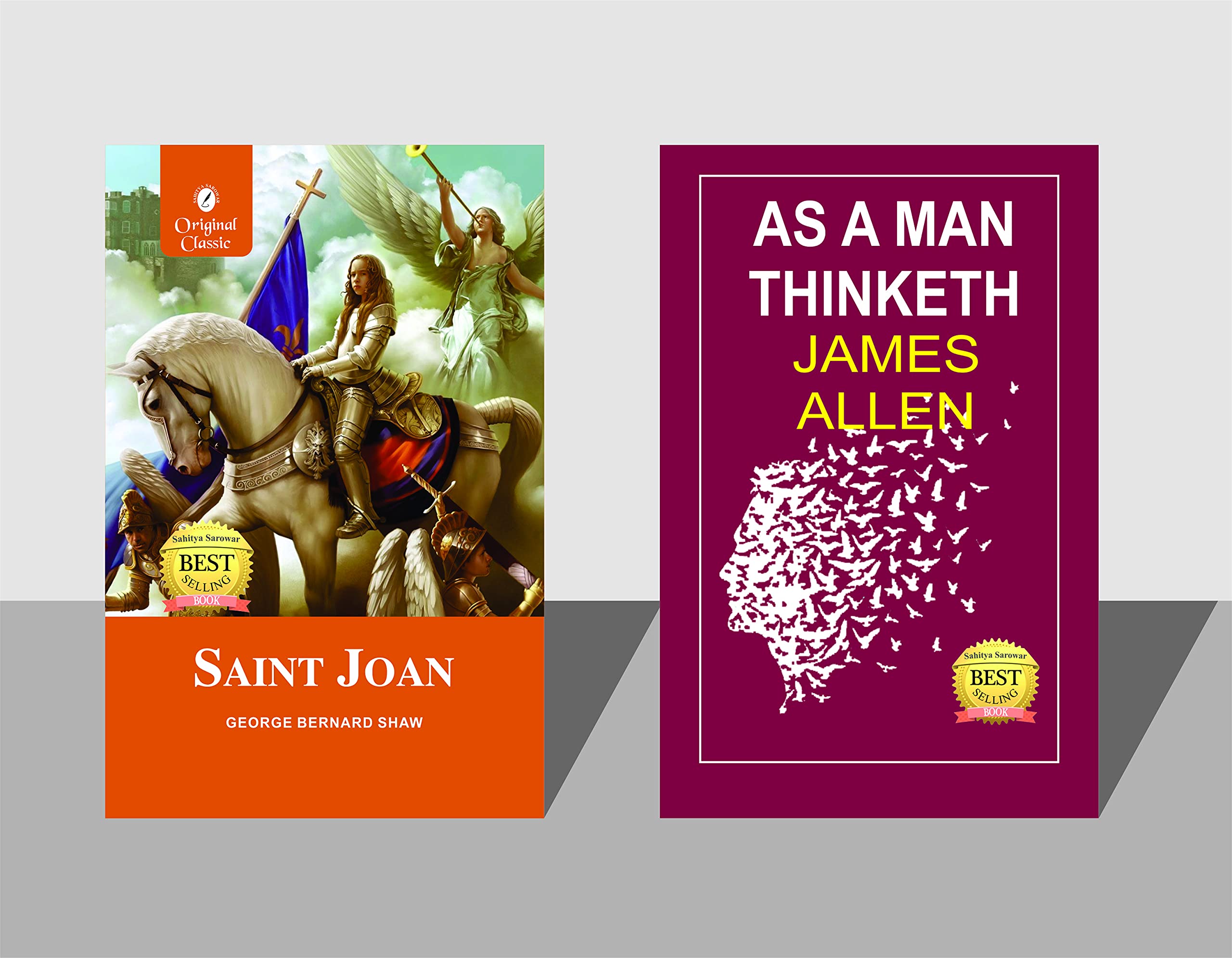 Saint Jaon By George Bernard Shaw and As a man Thinketh By James Allen - Combo Set of 2 Books Paperback
