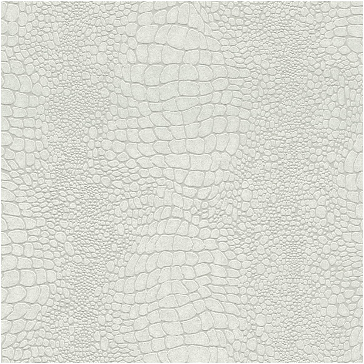 YöL Neutral Animal Print Textured Wallpaper Blown Vinyl Off White Cream Crocodile Effect Paste The Wall Washable Modern Bedroom Living Room Hallway Feature Wall Non Woven Decor