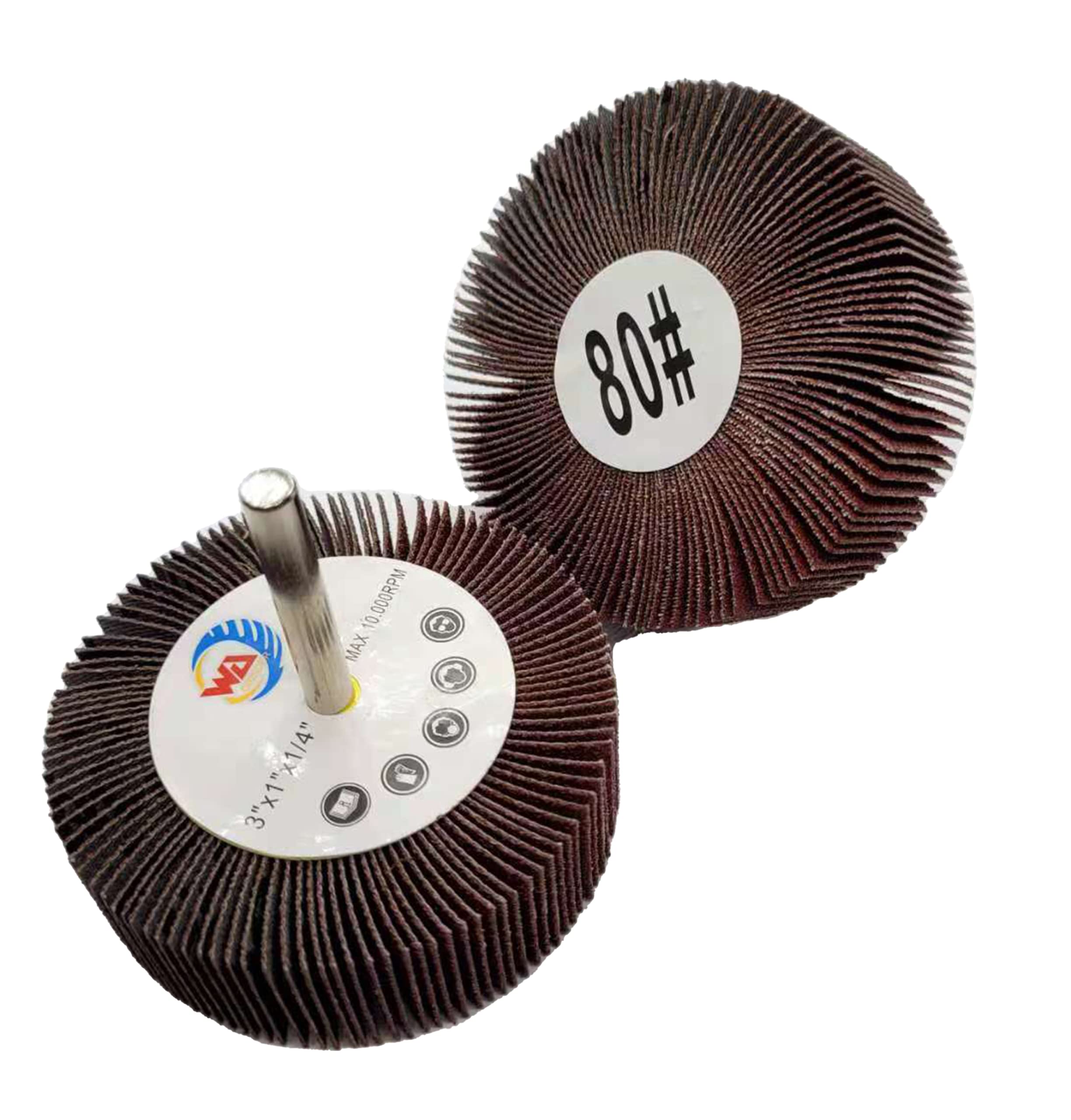 Industrial Flap Wheels - Grit 80, FREE SHIPPING -4