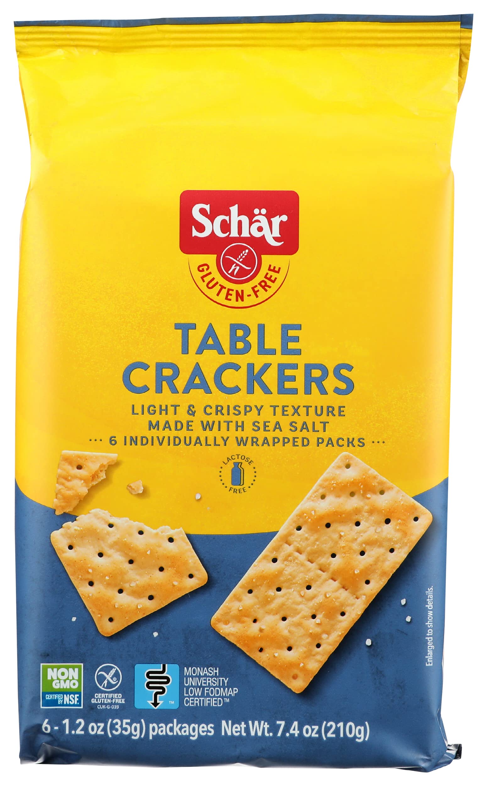 Schar Table Crackers, 7.4 oz