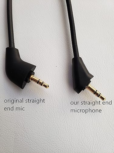 Miniatura 3 de TNE Paquete de 2 micrófonos de repuesto para juego de 2 versión con cable Kingston HyperX Cloud 2 II Cloud Core Cloud Pro CloudX PS4 Xbox One