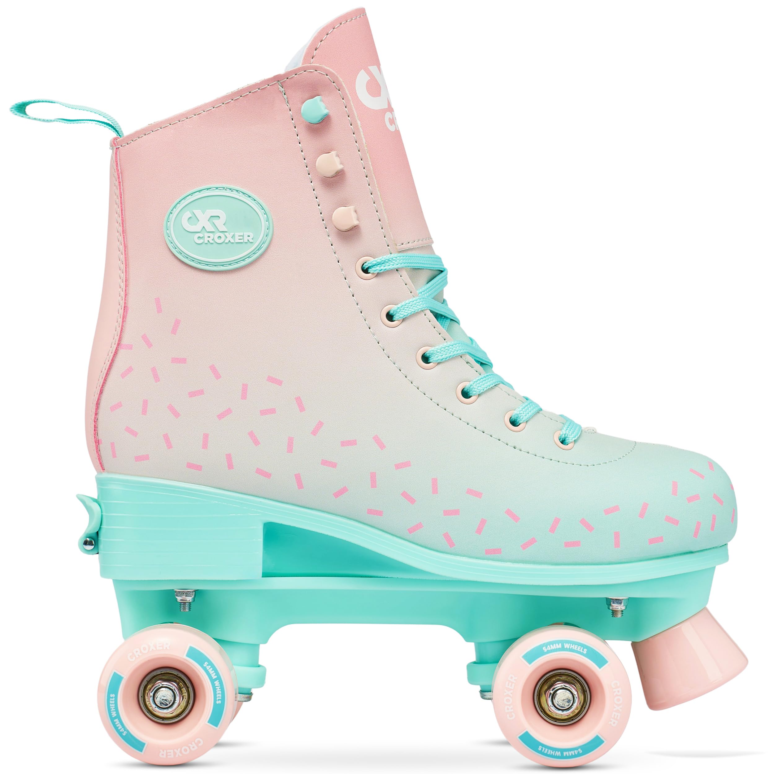 Pattini a rotelle per bambini retro anni '70 ABEC-7 ruote in gomma