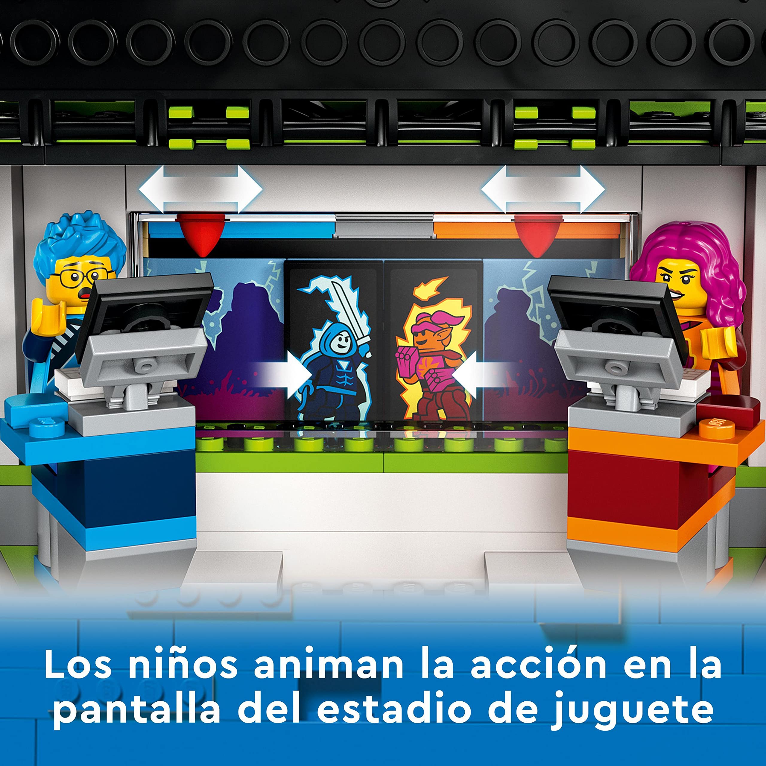 LEGO City Camión de Torneo de Videojuegos, Esports, Vehículo de Juguete de Construcción, Regalo para Niños y Niñas de 7 Años o Más y Gamers 60388