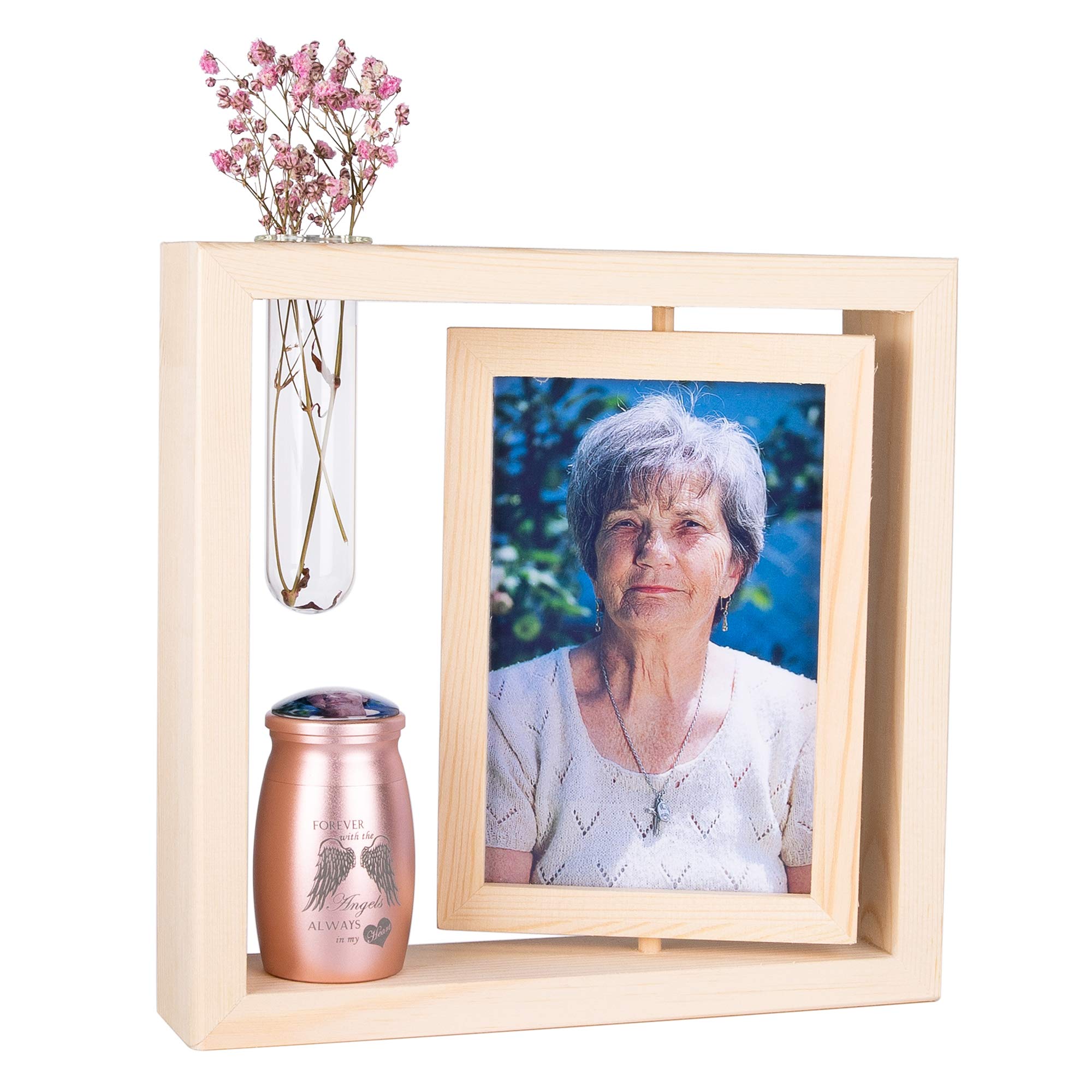 Cornice Commemorativa In Legno Per Nonno – Regalo Per Lutto E Ricordo, 25x20cm