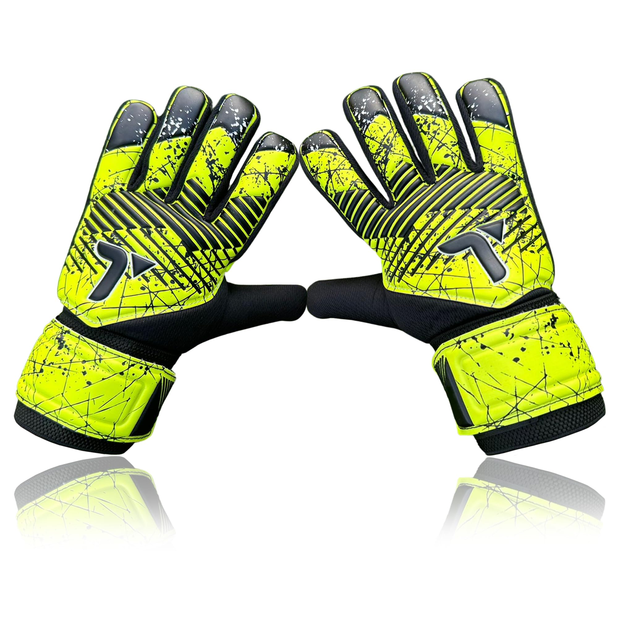 TIGEAR SuperJam Goalkeeper Gloves (Yellow, 6) - Image 2