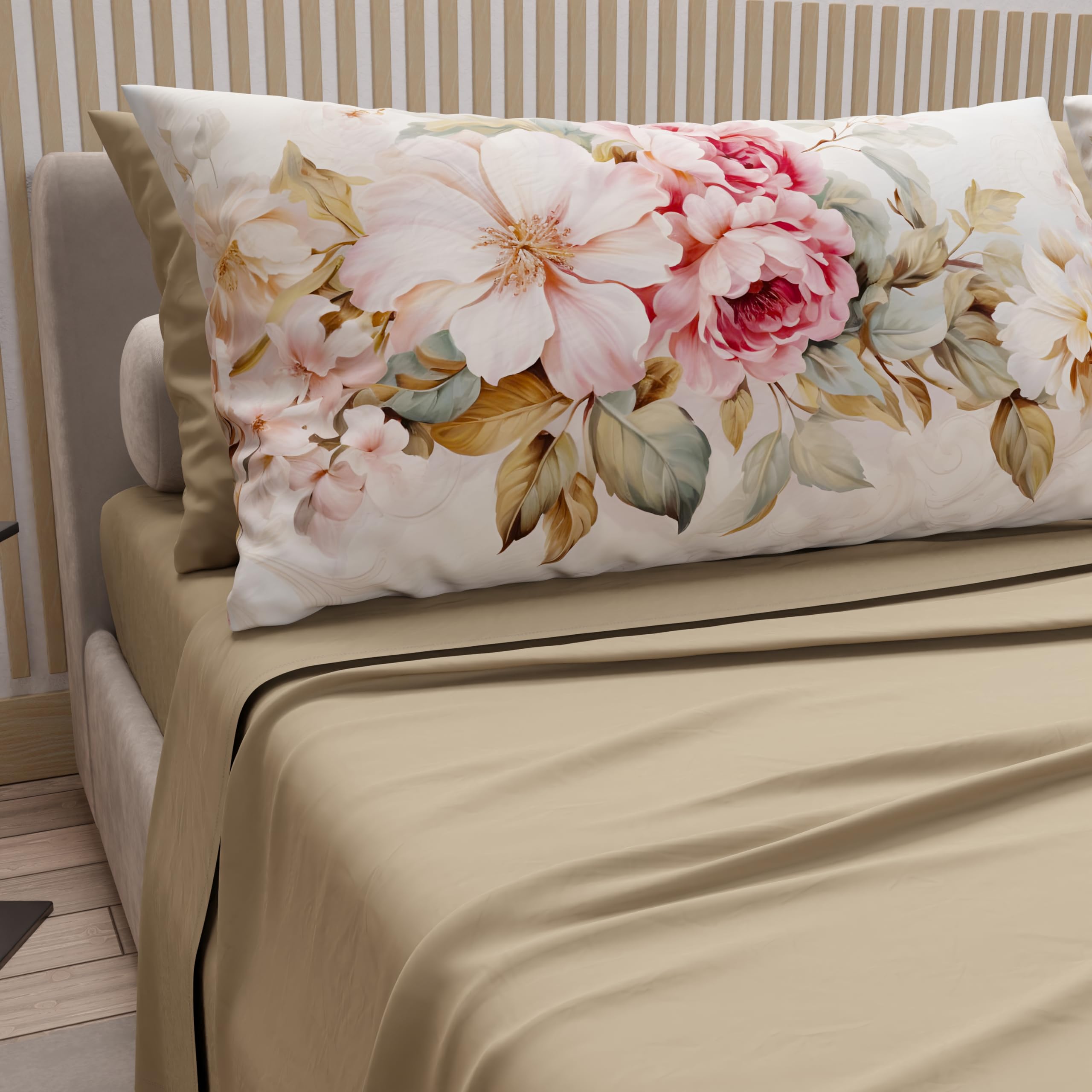 PETTI Artigiani Italiani - Cotton Sheets with Pillowcases in Digital Print, Single Bed Sheet, Complete Single Bed, Provence, 100% Made in Italy