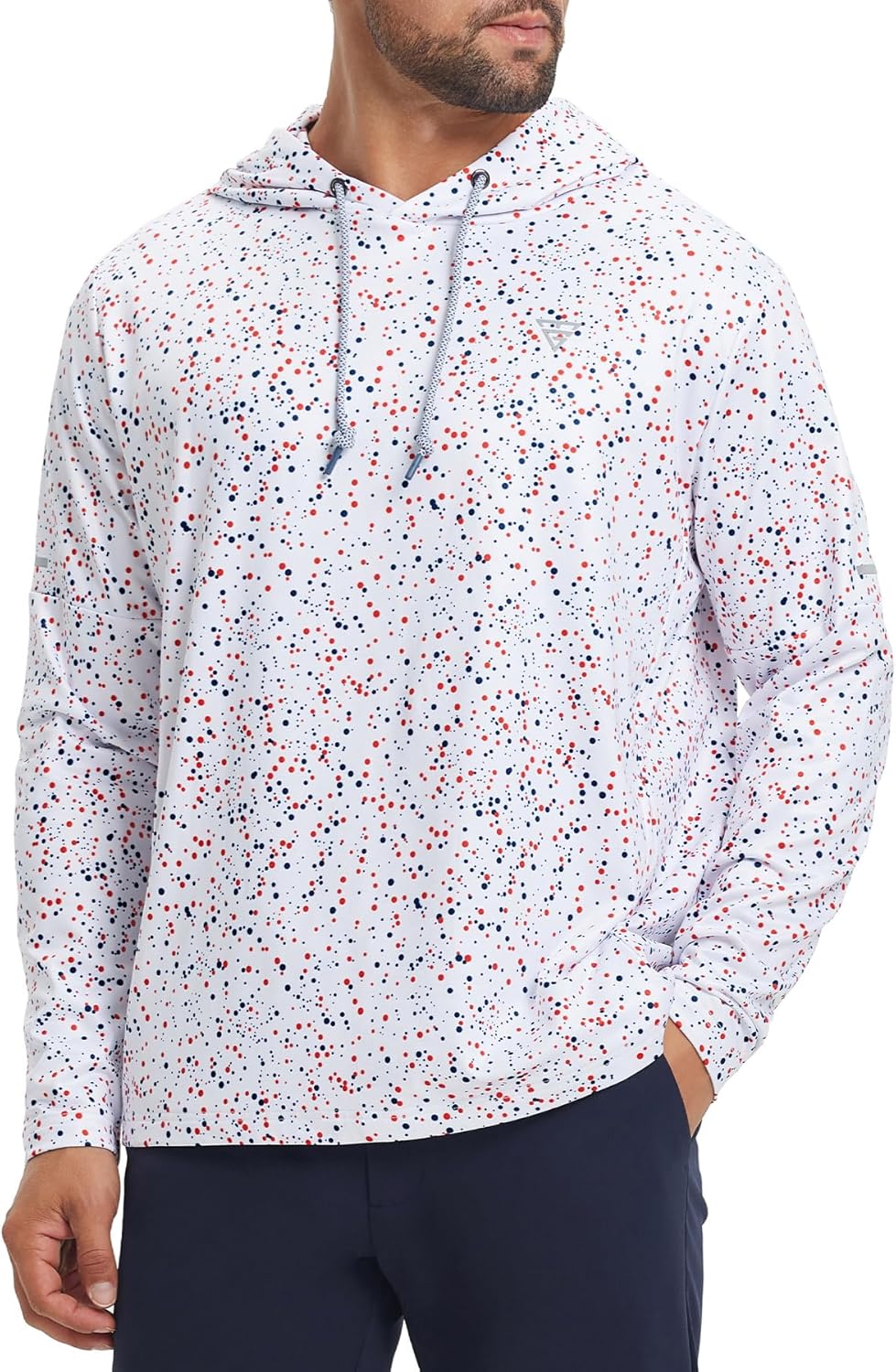 M MAELREG Hoodies for Men Golf Fleece Hooded Sweatshirts Dry Fit Athletic Lightweight Casual Midlayer Mens Hoodies Pullover - Image 2