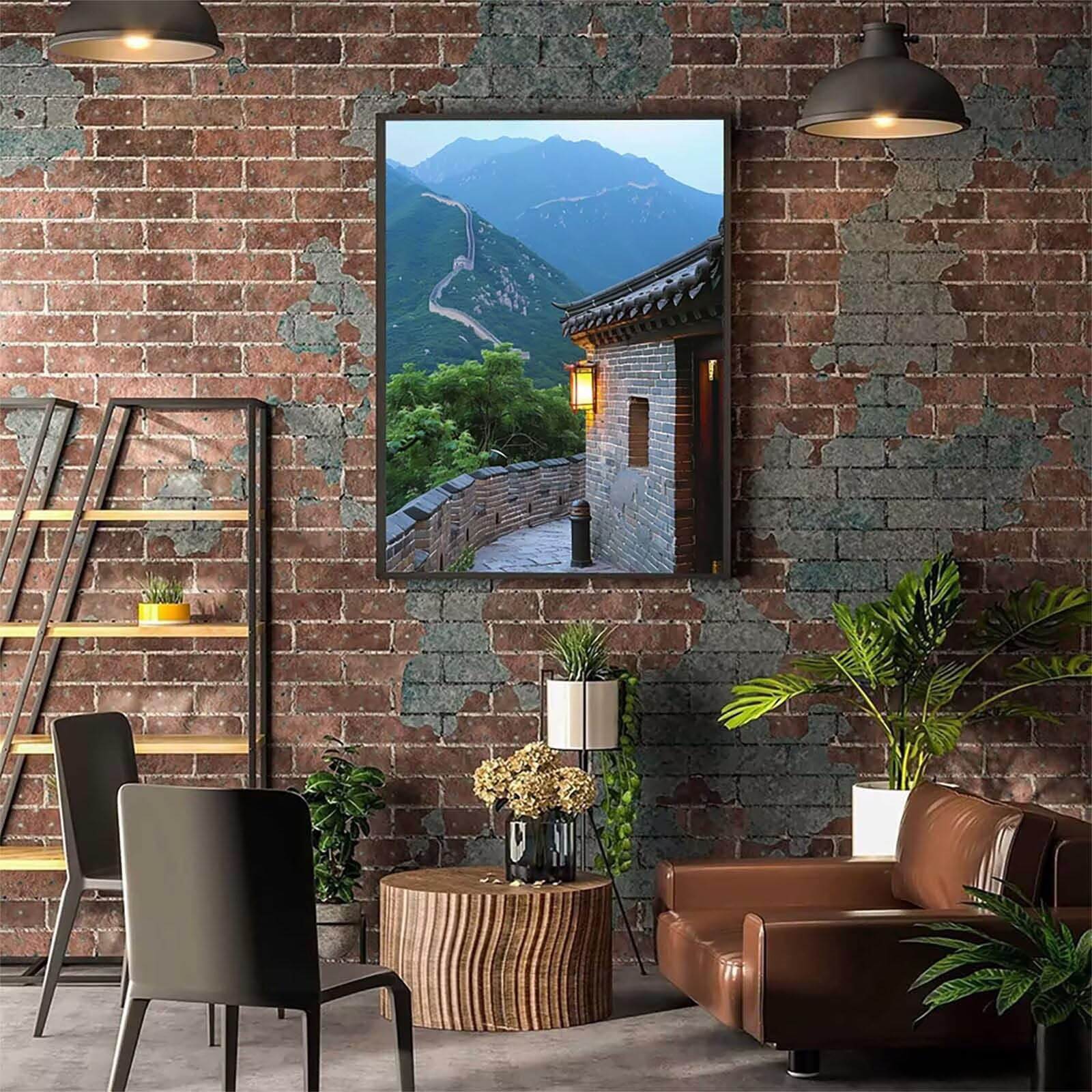 Świetna farba ścienna po numerach dla dzieci, 61 x 80 cm, duża farba po numerach, dla dorosłych, do samodzielnego malowania według numerów, hobby dla kobiet, prezenty z pędzlami i pigmentem akrylowym,