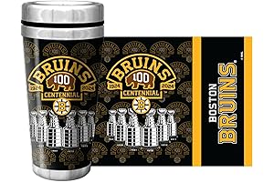 Boston Bruins 100th Anniversary Travel Mug - Commemorate a Century of Championships