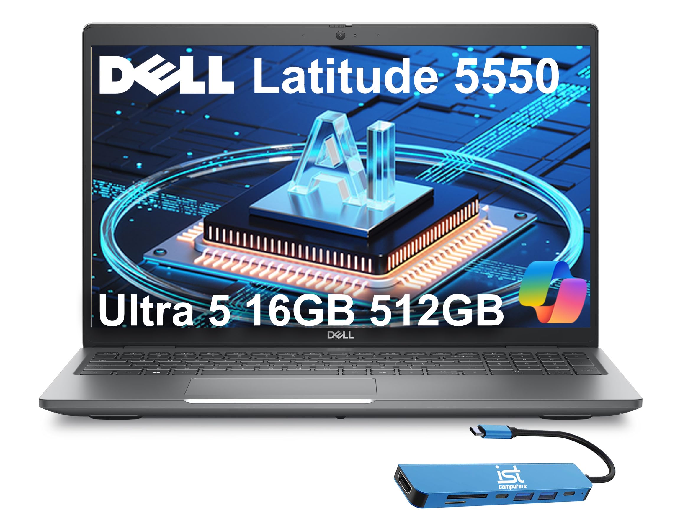 Amazon.com: Dell Latitude 5550 5000 Business AI PC Laptop (15.6