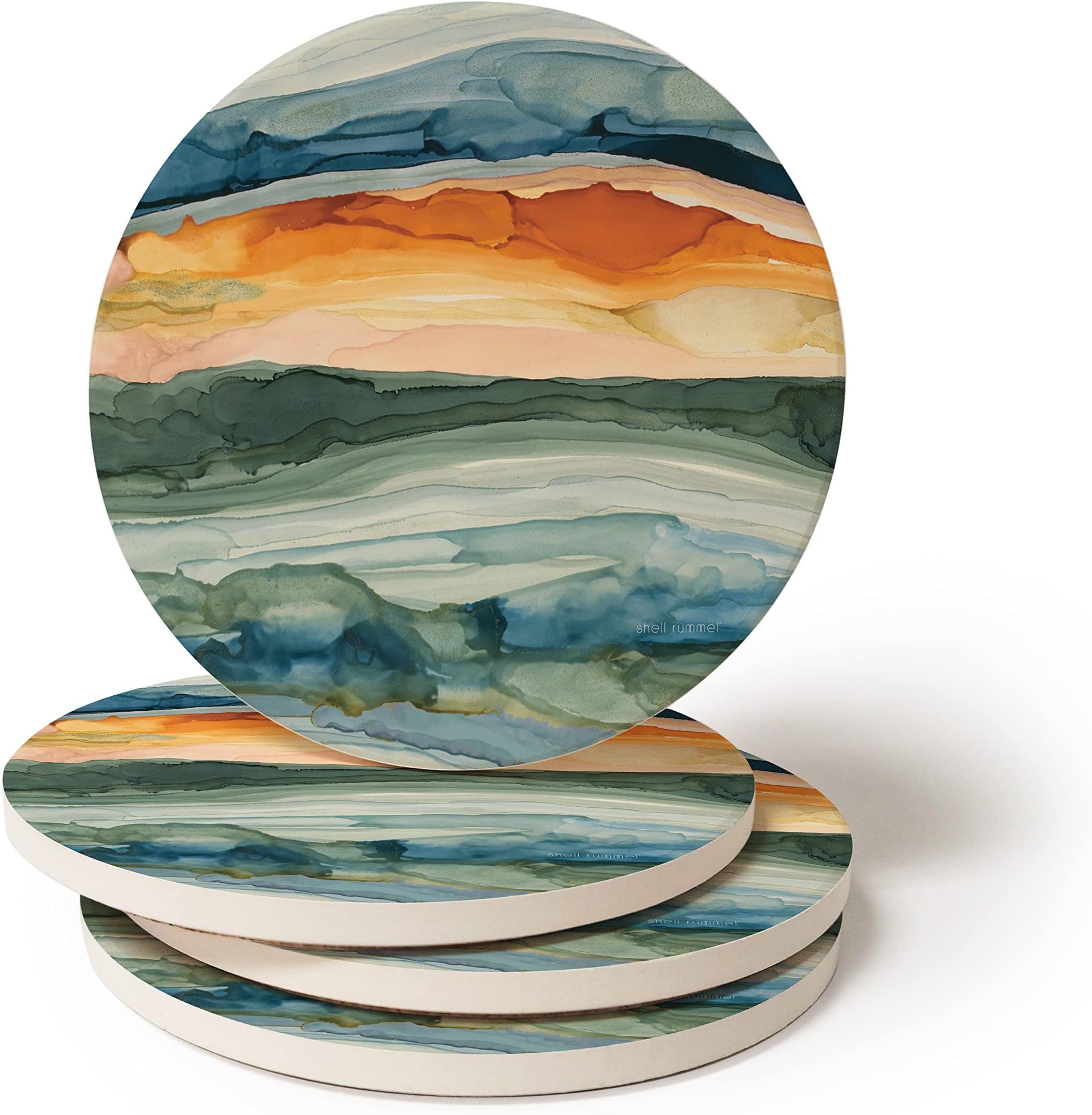 Thirstystone Southwest Palette 4Pack Absorbent Stone