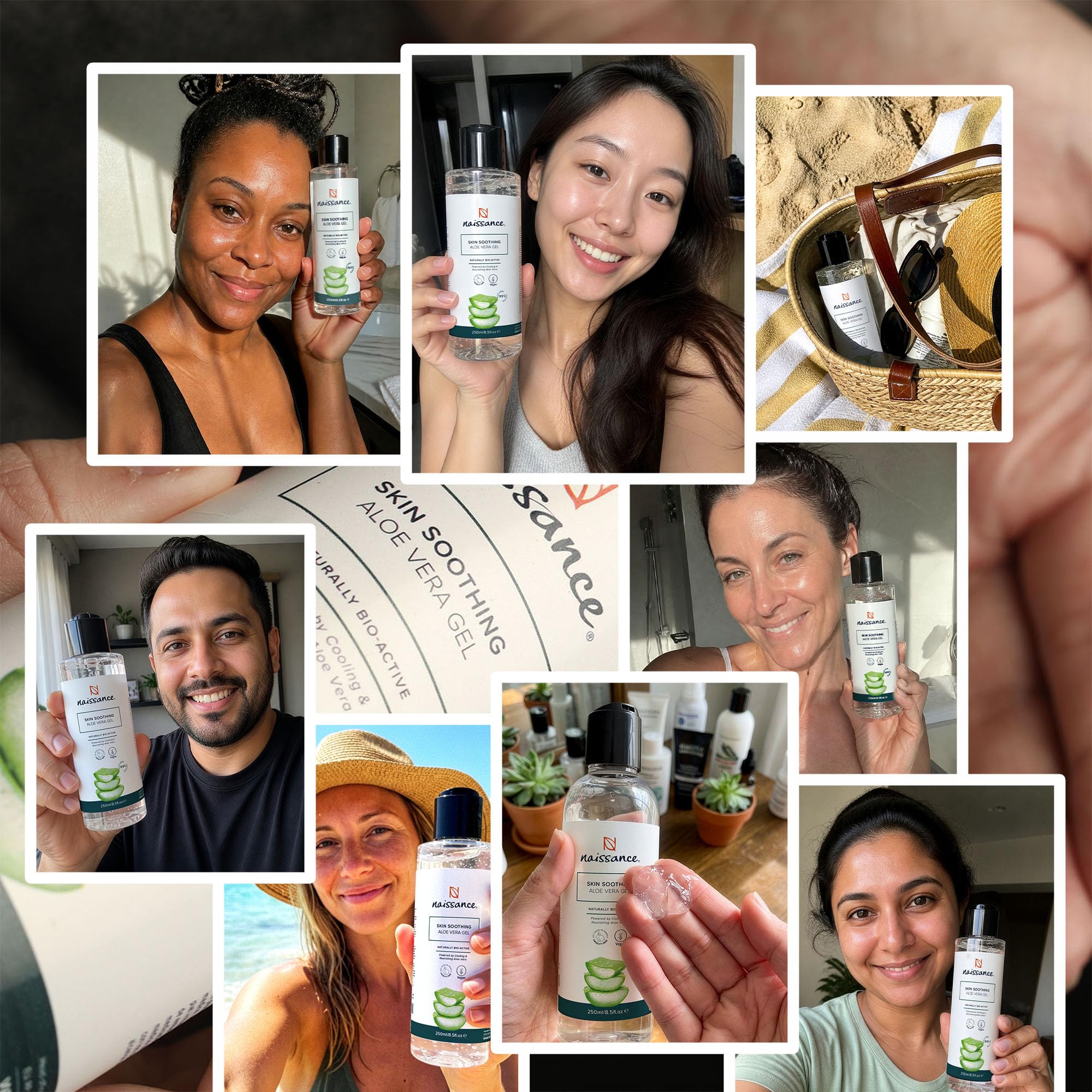 Naissance Aloe Vera Gel (No. 707) - 870g Refill Bag - Vegan, Not Tested on  Animals - Soothing and Cooling for the Skin : Amazon.com.be: Beauty