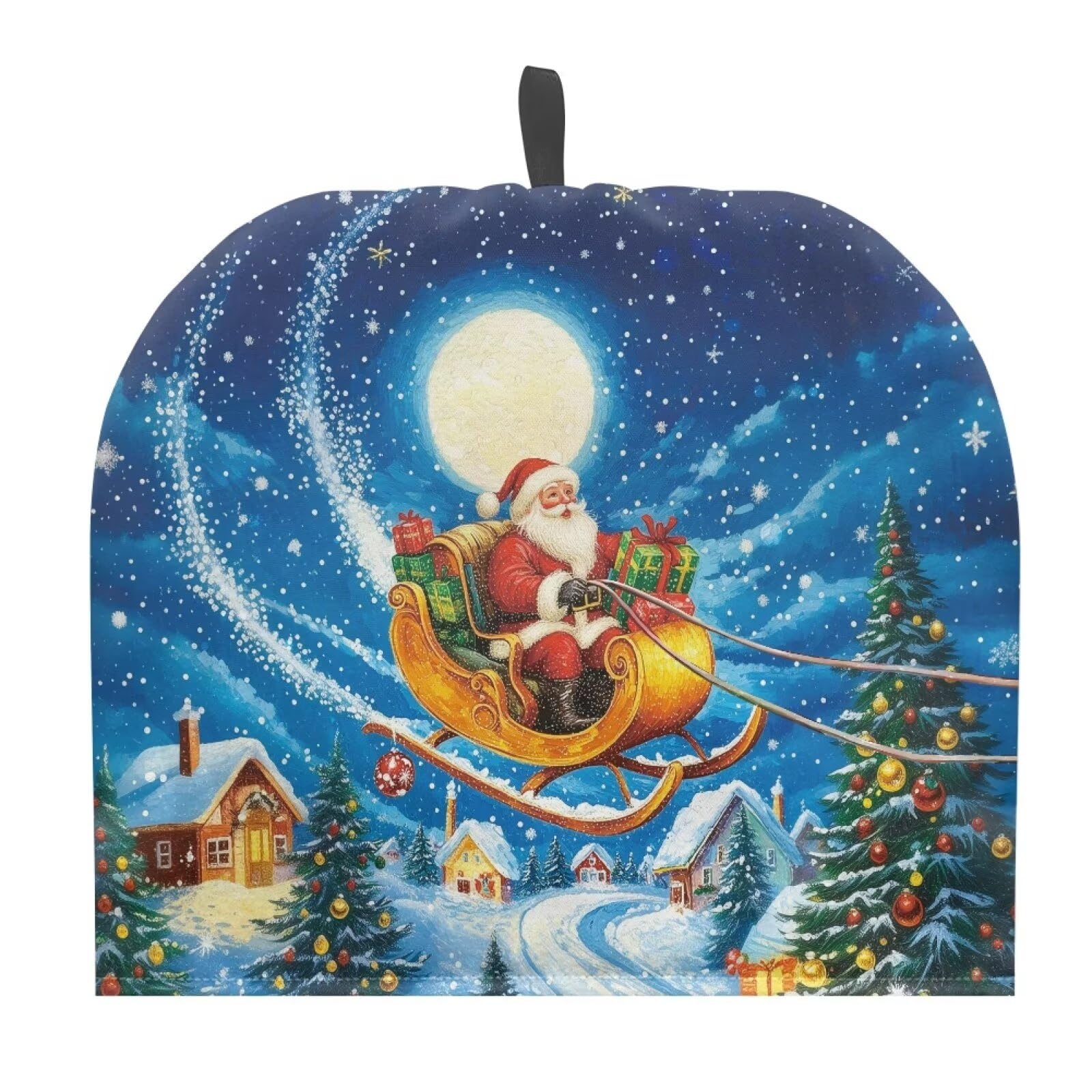Santa Claus Warm Tea Cozy for Teapot Insulated Tea Pot Cover for Home Kitchen Accessories Cotton Tea Cozy Teapot Dust Protector Tea Cozies Covers for Christmas Decorative