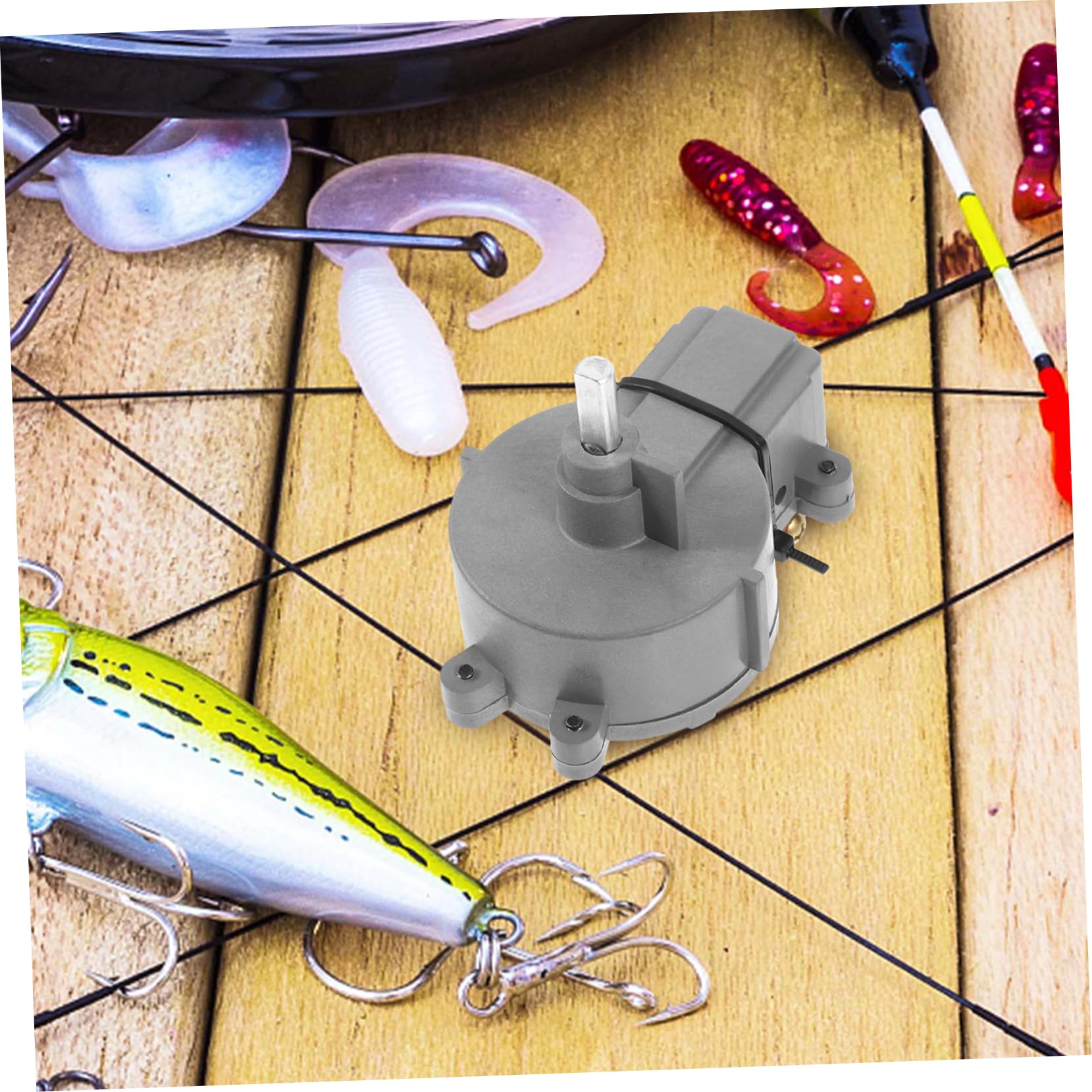 INOOMP Compact Trolling Motor Part Marine Propulsion Gear Reversible Speed Adjustment Switch for Kayak Motor