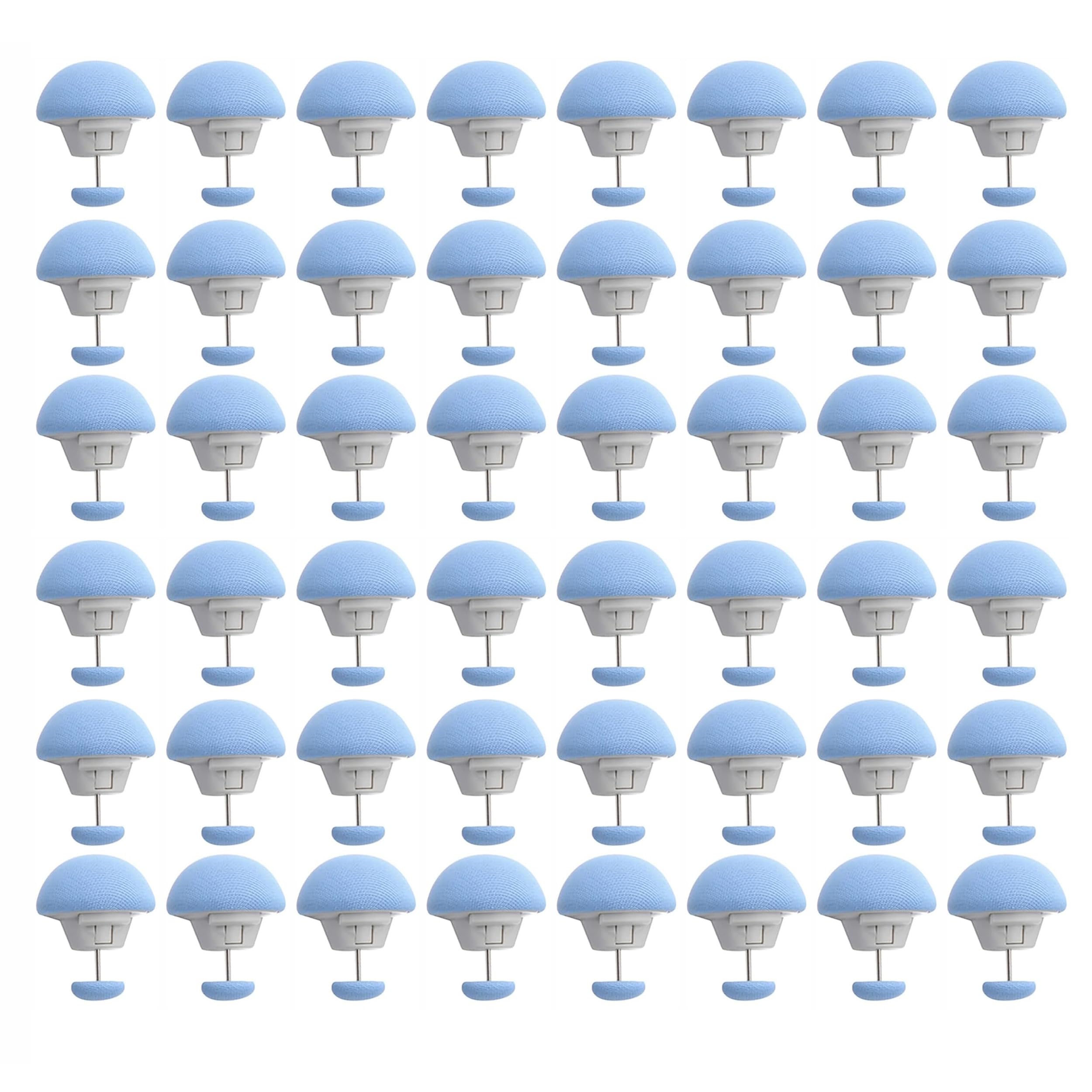 Mushroom-Shaped Duvet Clips | Non-Slip, Unbreakable Quilt Holder & Fasteners | Rust-Proof Duvet Cover Fixtures for Comforters, Blankets & Bedding (48, Blue)-image-24