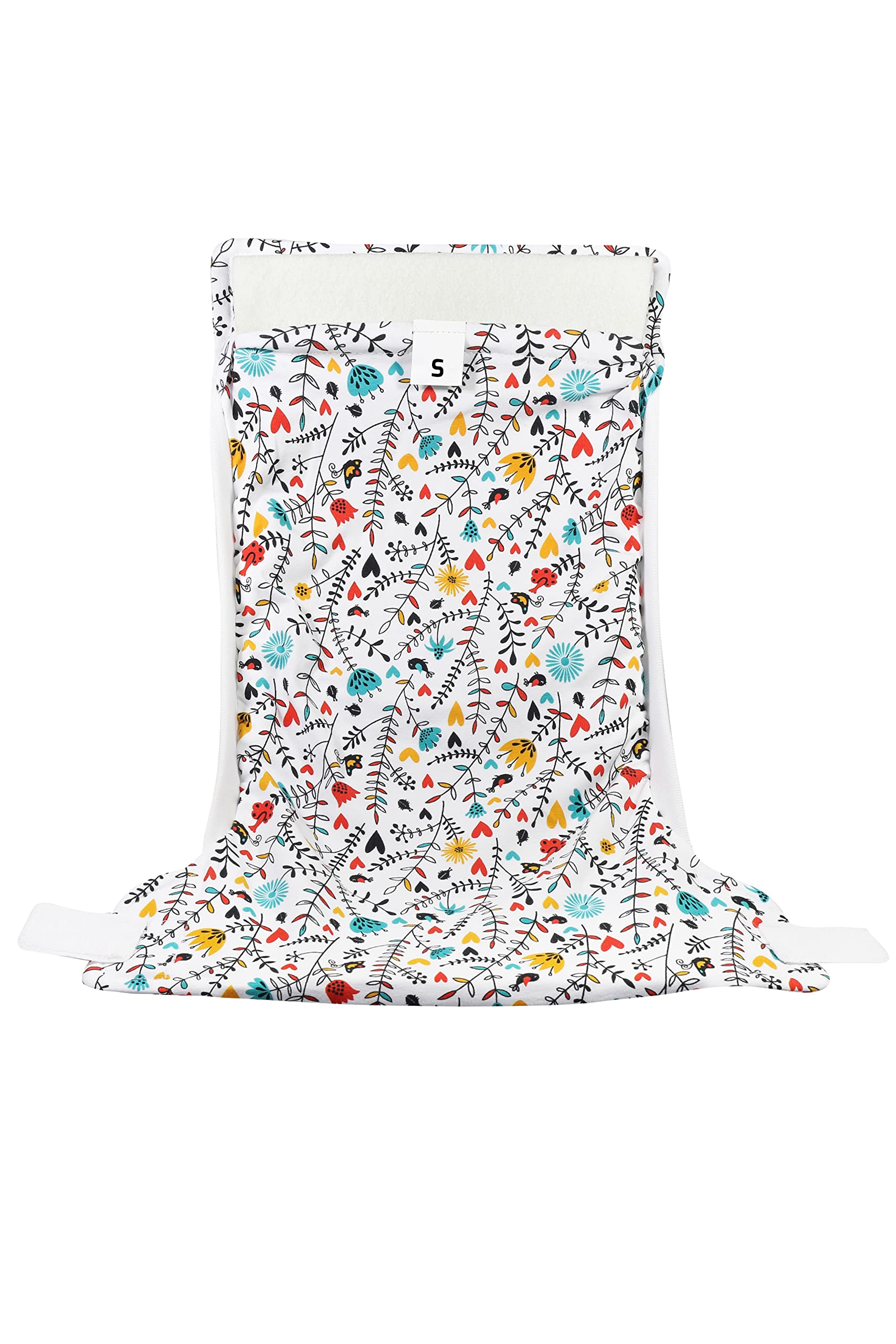 Petit Lulu Spreizhöschen für breites Wickeln//Spreizwindelhosen/Größe M (5-9 kg)/ Klett… (Wildflowers)