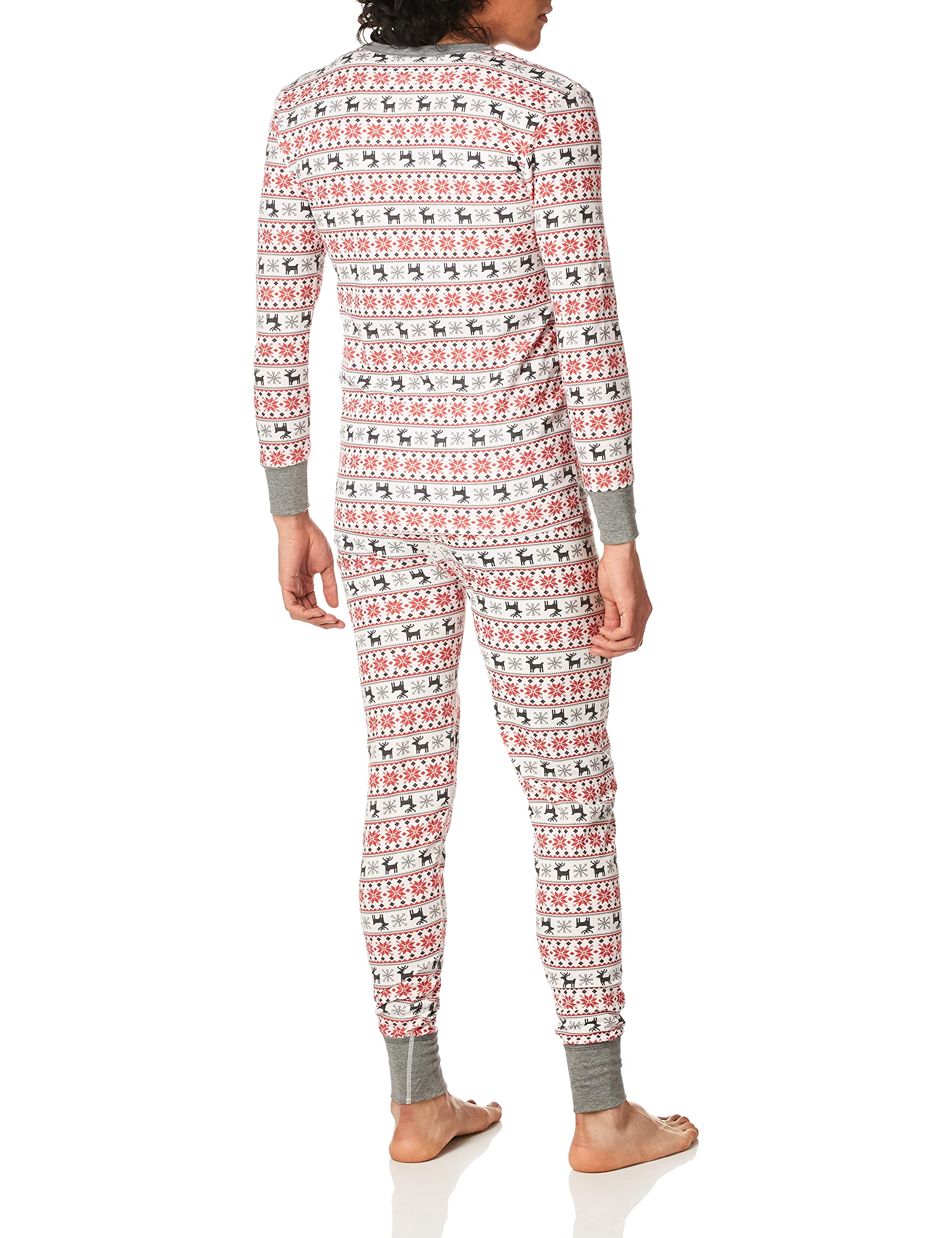 Fruit of the Loom Ensemble de sous-vêtements Thermiques Gaufrés Recyclés (Haut et Bas) Ensemble de Pijama Homme