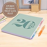 Vista 8 de Rileys - Agenda académica 2025-2026, agenda diaria, semanal y mensual, julio de 2025 a junio de 2026, páginas de notas para estudiantes