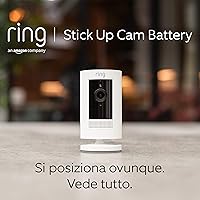 Ring videocamera esterna a energia solare (Stick Up Cam)