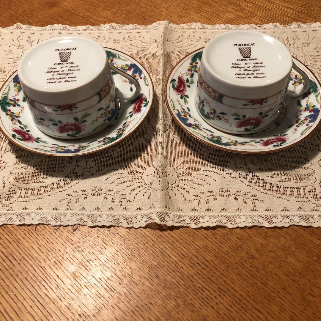 Amazon.co.jp: ピュイフォルカ ティーカップ2客 : ホーム＆キッチン 