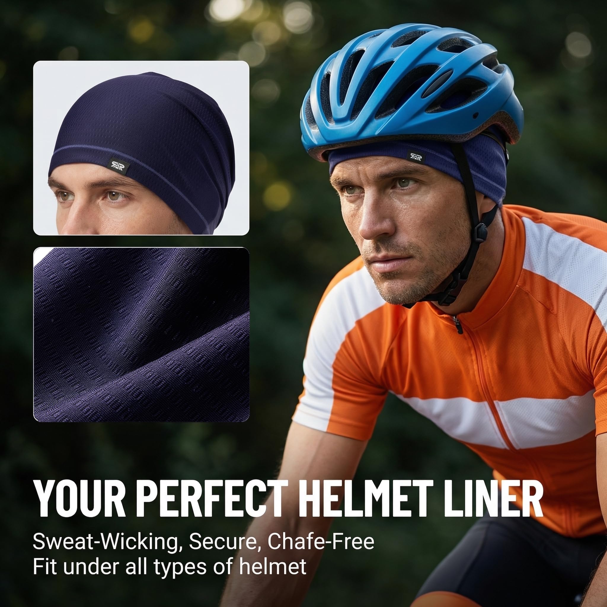 LONGLONG 2 Pack Summer Beanies - Lightweight Breathable Cooling Skull Caps for Women Men Sports & Daily Wear — view 4