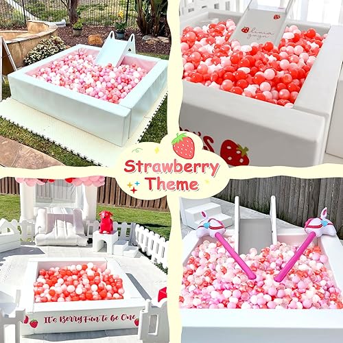 Vista 36 de STARBOLO Ball Pit Balls for Toddlers Phthalate Free BPA Free Non-Toxic Crush Proof Play Balls for Toddlers Kids Pool Playhouse Pack of 100 200 500