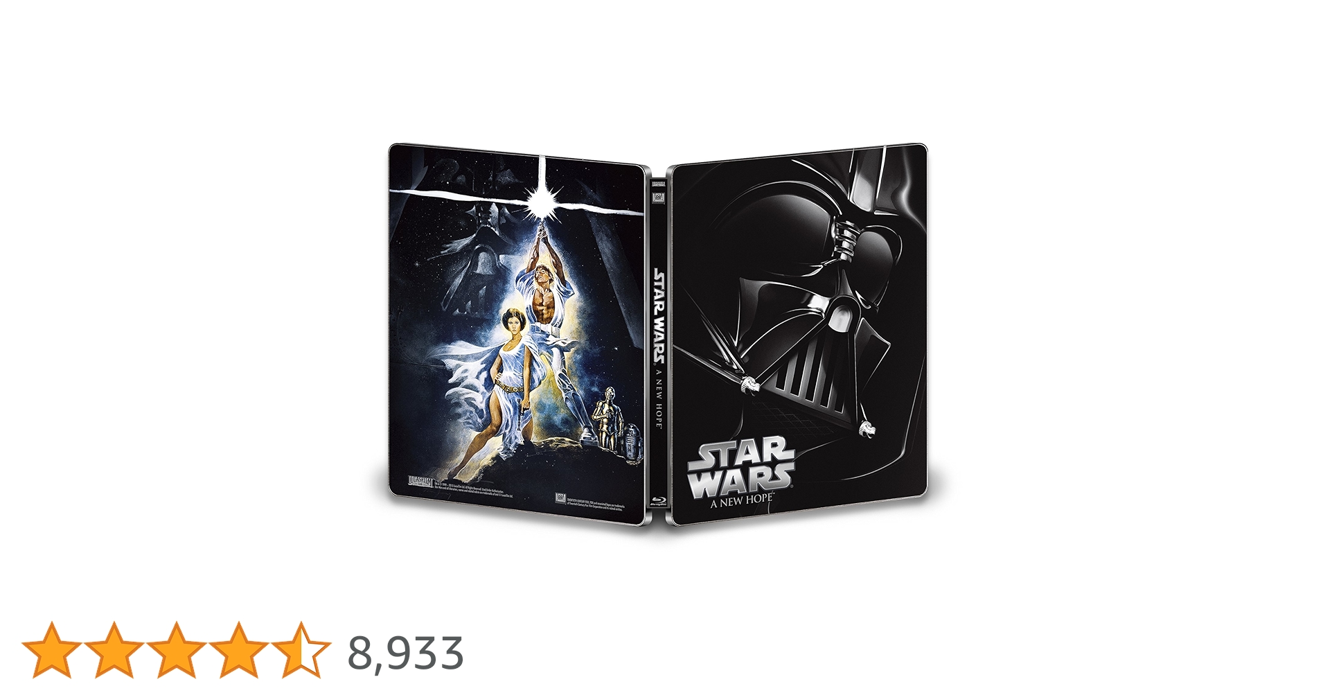 (未使用･未開封品)　スター・ウォーズ エピソードIV/新たなる希望 スチールブック仕様 [Blu-ray] df5ndr3 Amazon.com: スター・ウォーズ エピソードIV/新たなる希望