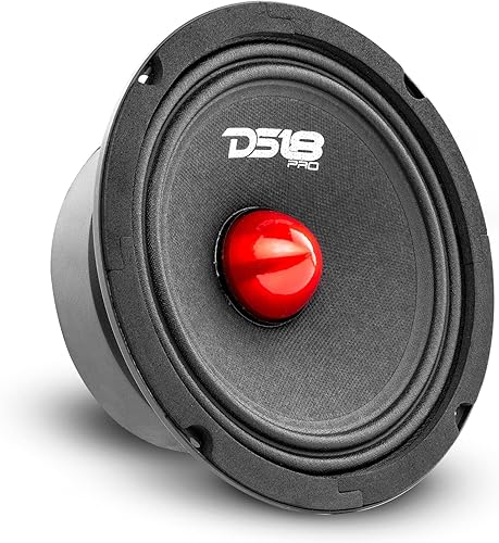 Miniatura 15 de DS18 PRO-GM8.4 - Altavoz de 8 pulgadas, rango medio, cesta de acero negro, 580 W máximo, 190 W RMS, 4 ohmios, altavoces de puerta de audio de alta