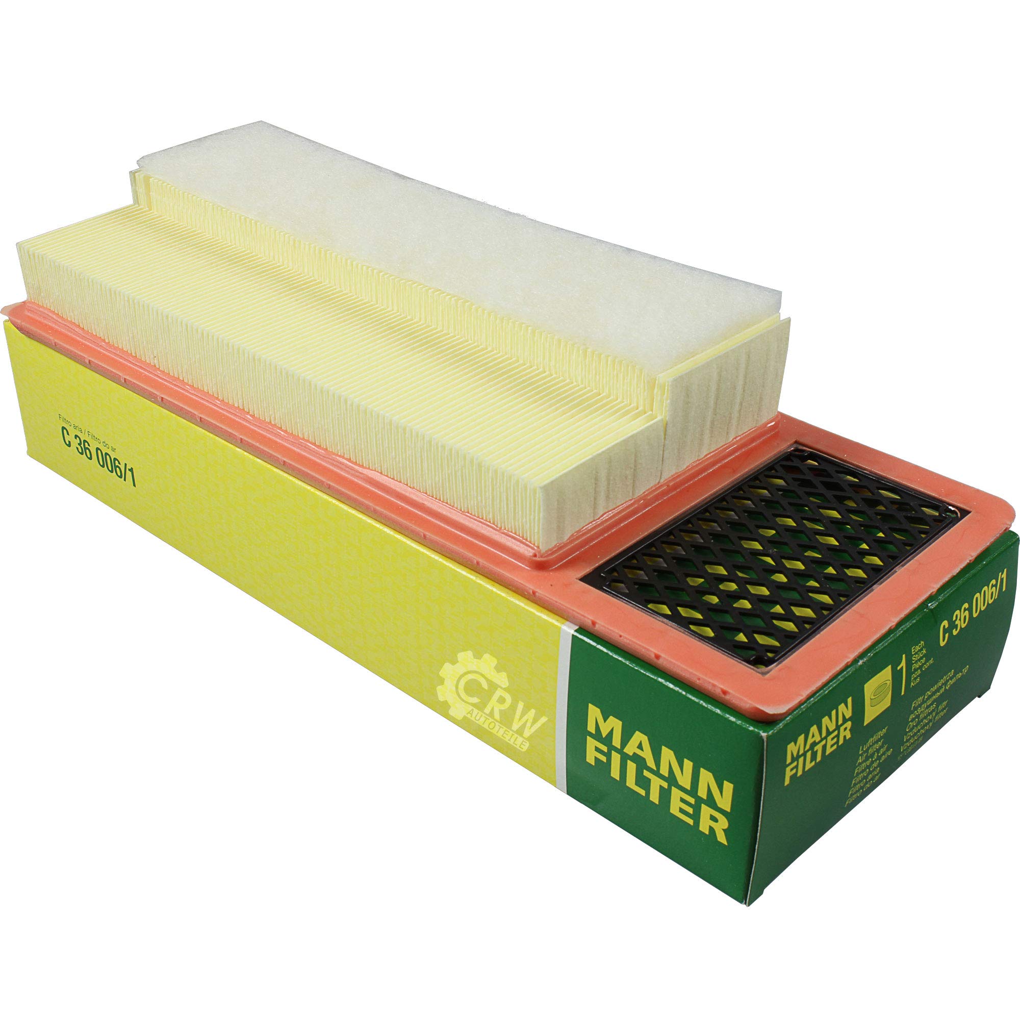 Paquete de inspección Kit de mantenimiento de filtros con filtro de aceite HU 712/11 x, filtro de aire C 36 006/1, filtro de combustible PU 7005, filtro de habitáculo CU 20 006, tornillo de