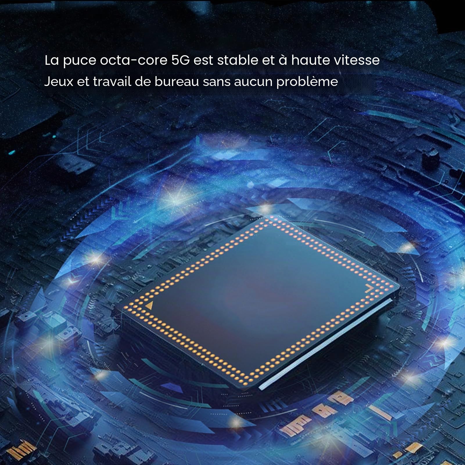 Hotspot Mobile 5G, Portable Double Bande WiFi6 avec 10000mAh, 16 Appareils Connectés, Port USB Type,C et Emplacement Nano SIM