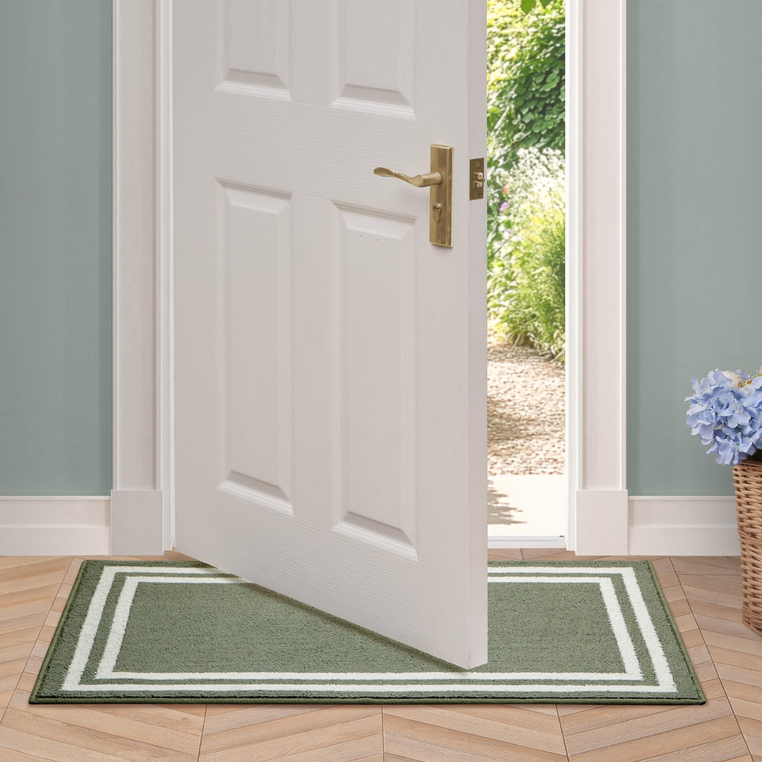 Tapis antidérapant Laura Ashley lavable 66x114cm