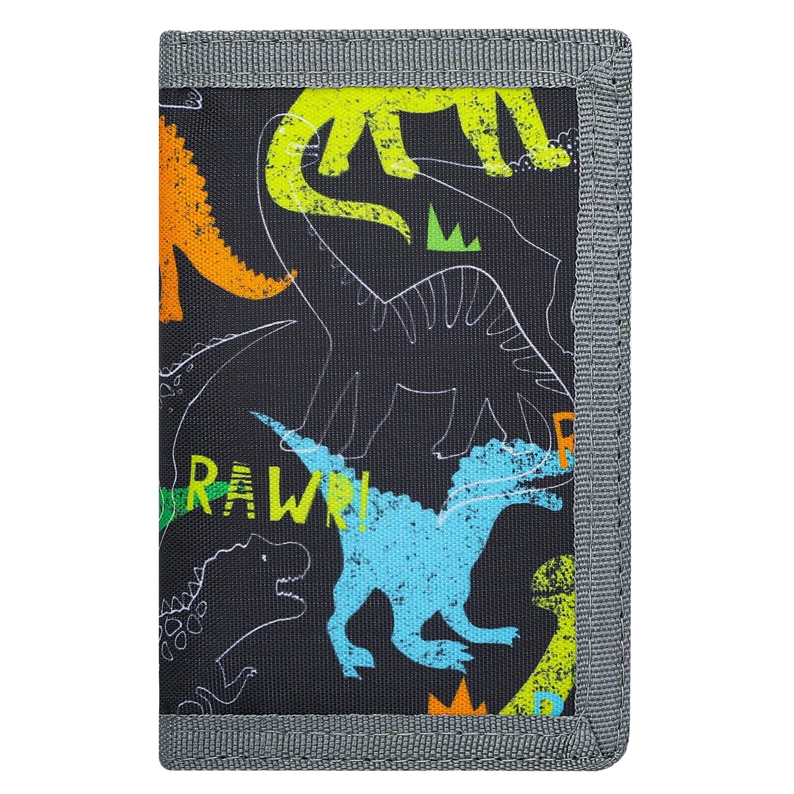 JONYEE Kids Wallets for Boys Ages 4-18 Trifold, Toddler/Youth Wallet for Boys with Zippered Coin Pocket and Card Holders, Novelty Wallet for Childrens