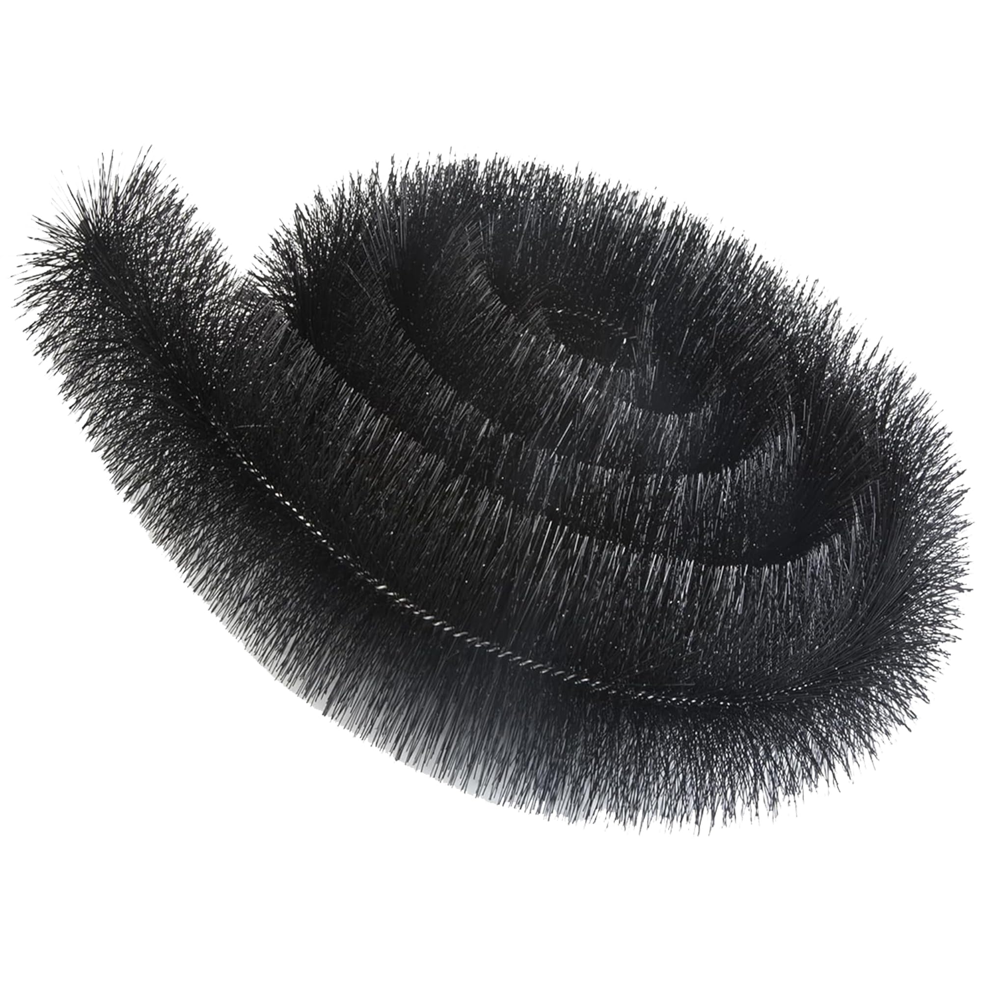 100mm Gutter Drain Pipe Black Outdoor 4m Cleaning Brush Tool Cleans Moss & Debris (3)