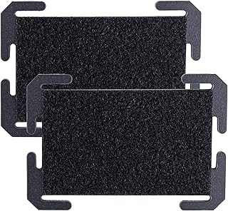 Patch Board Molle Patches Panel, 2 Pack Patch Display Board Rigid Hook and Loop, Name Patch Display Holder Tactical Backpack Accessories