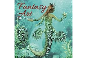 2024 Square Wall Calendar Art: Embark on an Enchanting Fantasy