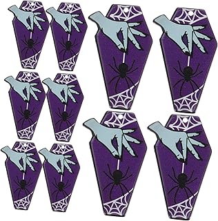 SECFOU 10 Pçs Colar Azul Gargantilha Jóias Charme DIY Fazendo Encantos Colar Brinco Charme Brinco Charme Para Faça Você Mesmo Charme Caixão Charme Roupas DIY Pingente De Acrílico Dupla