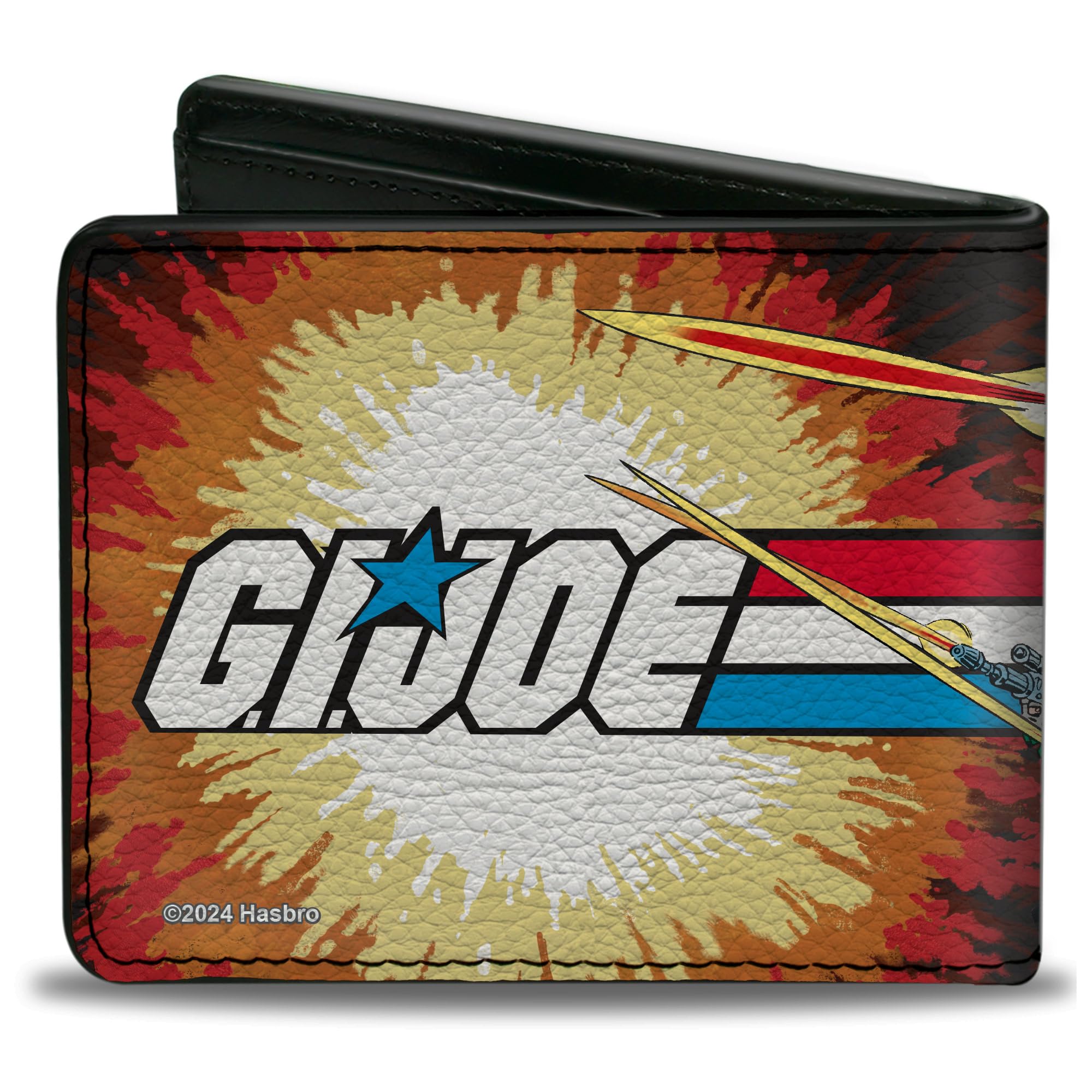 Buckle-Down Hasbro Wallet, Bifold, GI Joe a Real American Hero #1 Comic Cover Explosion Scene, Vegan Leather