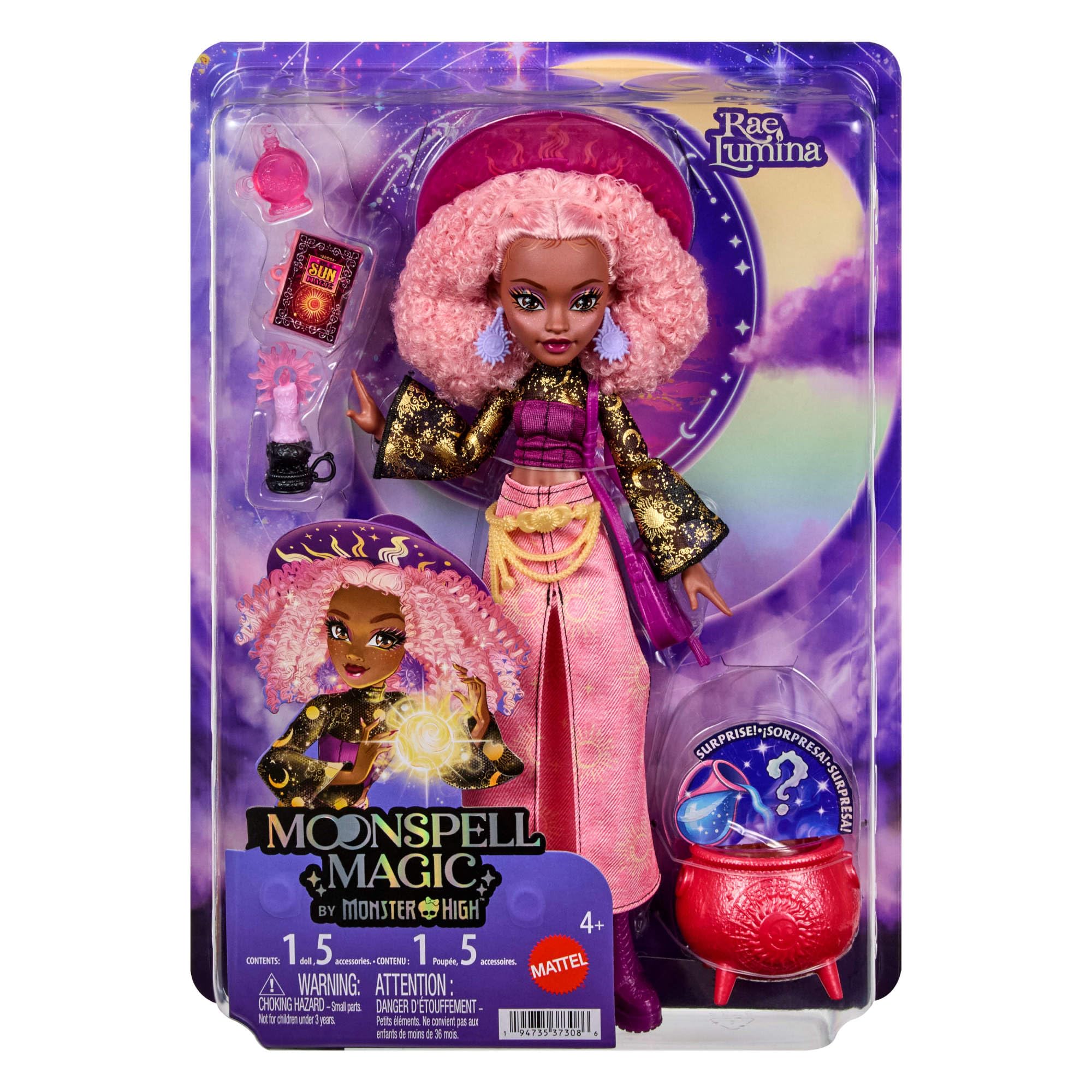 Monster High Lalka Moonspell Magic Rae Lumina
